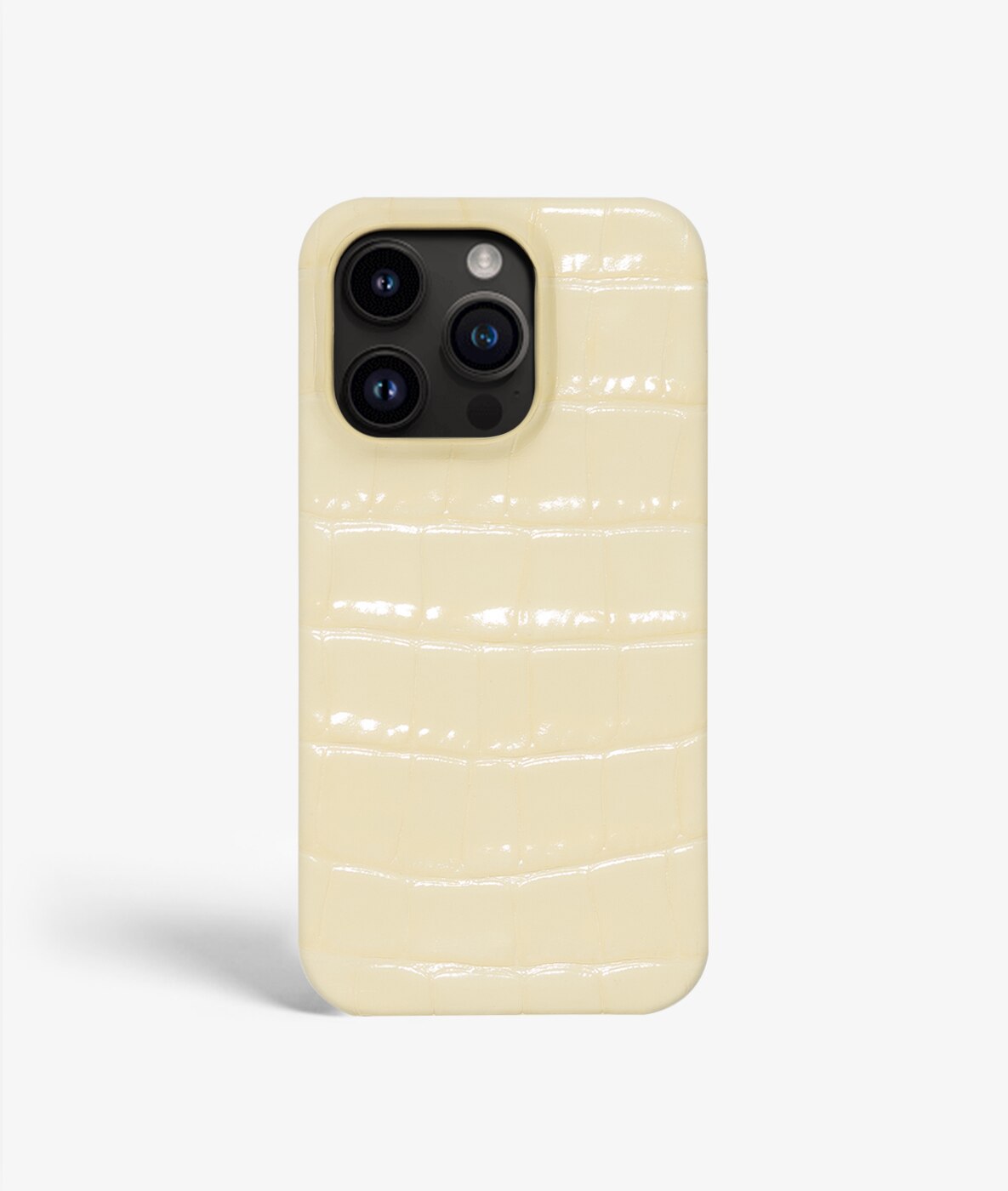 Funda iPhone 13 Pro Max Croco Amarillo