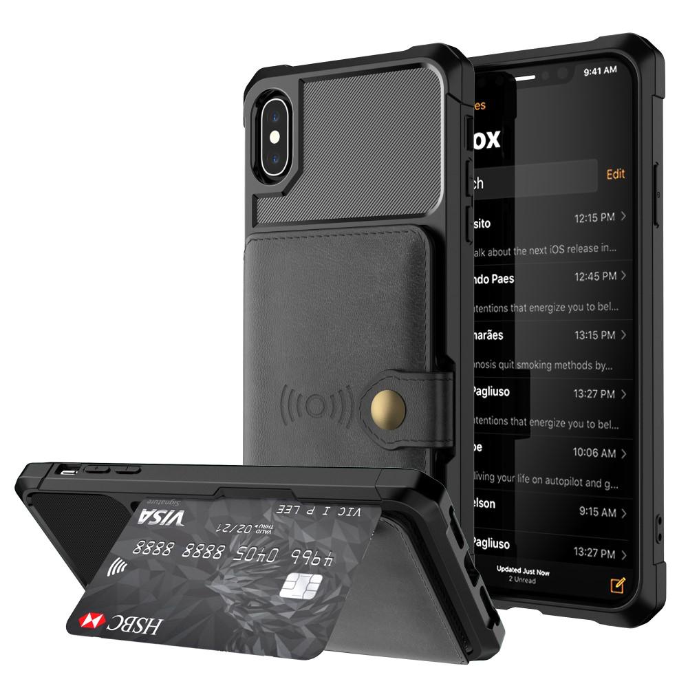 Funda con tarjetero Tough Multi-slot iPhone X/XS Negro