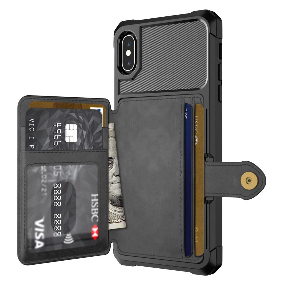 Funda con tarjetero Tough Multi-slot iPhone X/XS Negro