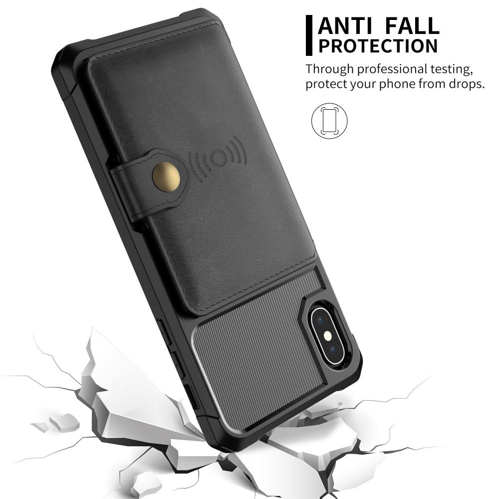 Funda con tarjetero Tough Multi-slot iPhone X/XS Negro