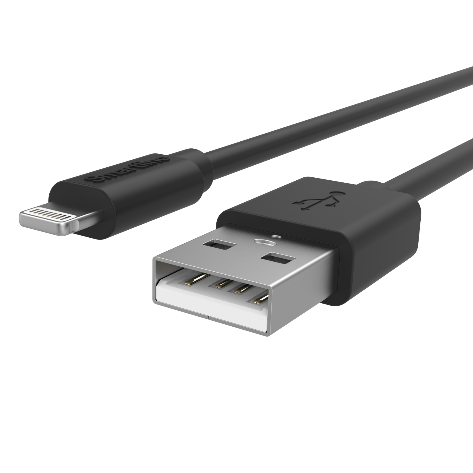 Cable USB-A a Lightning 3 metros Negro