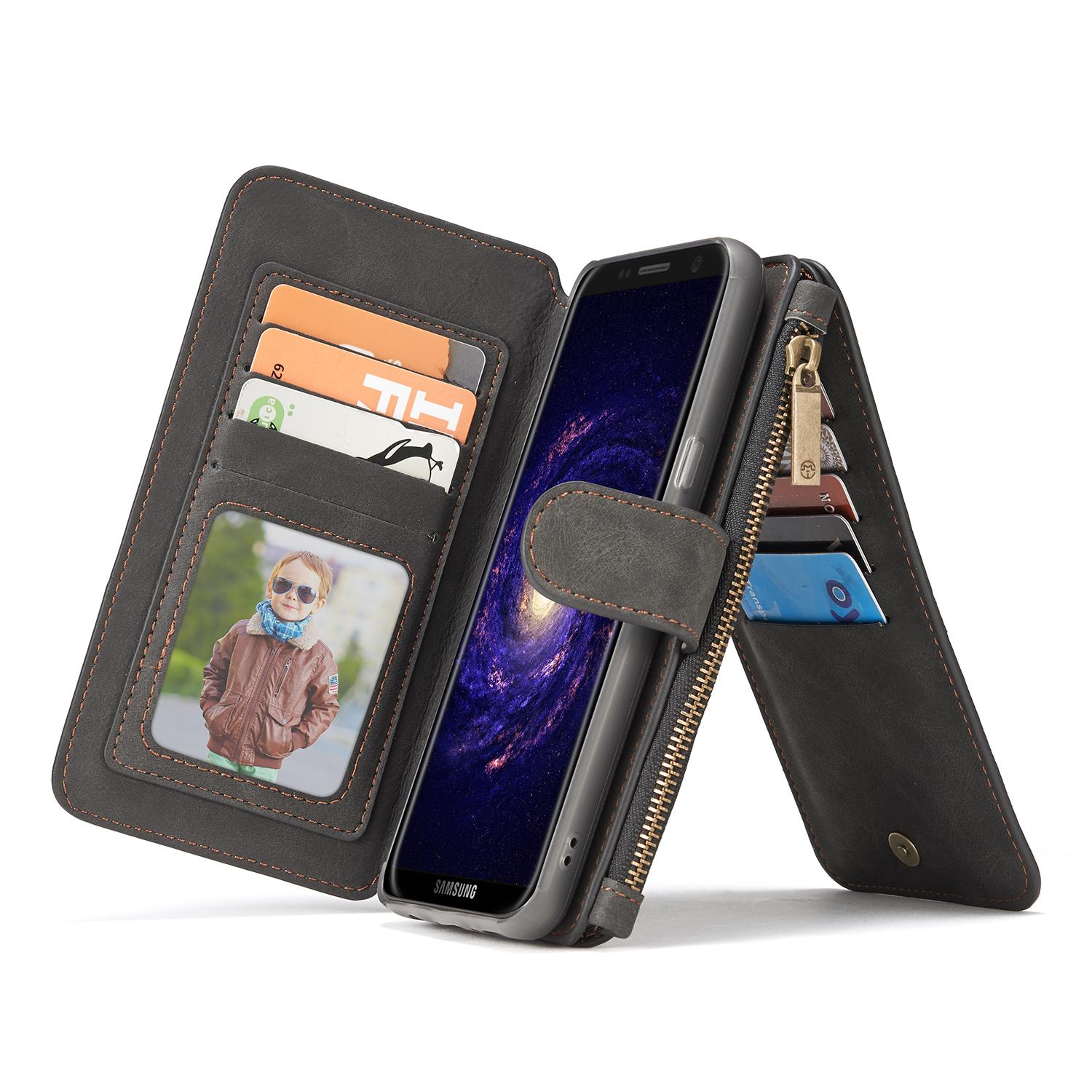 Multi-slot Flip Cover Samsung Galaxy S8 Gris