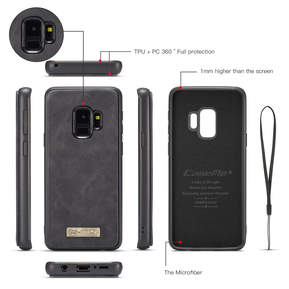 Multi-slot Flip Cover Samsung Galaxy S9 Gris