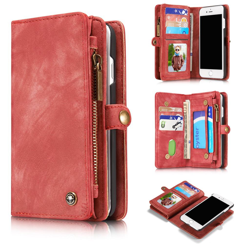 Cartera Multi-Slot iPhone SE (2022) rojo