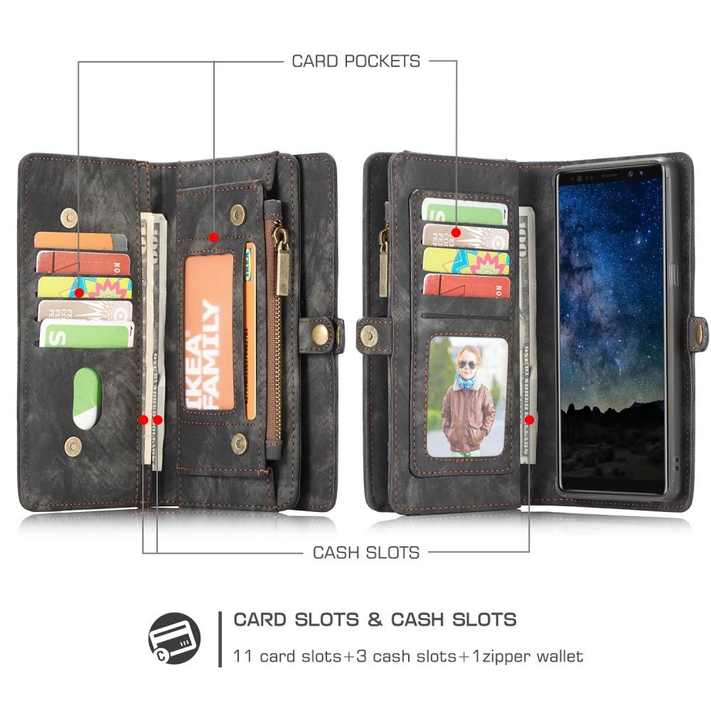 Cartera Multi-Slot Samsung Galaxy Note 9 Gris
