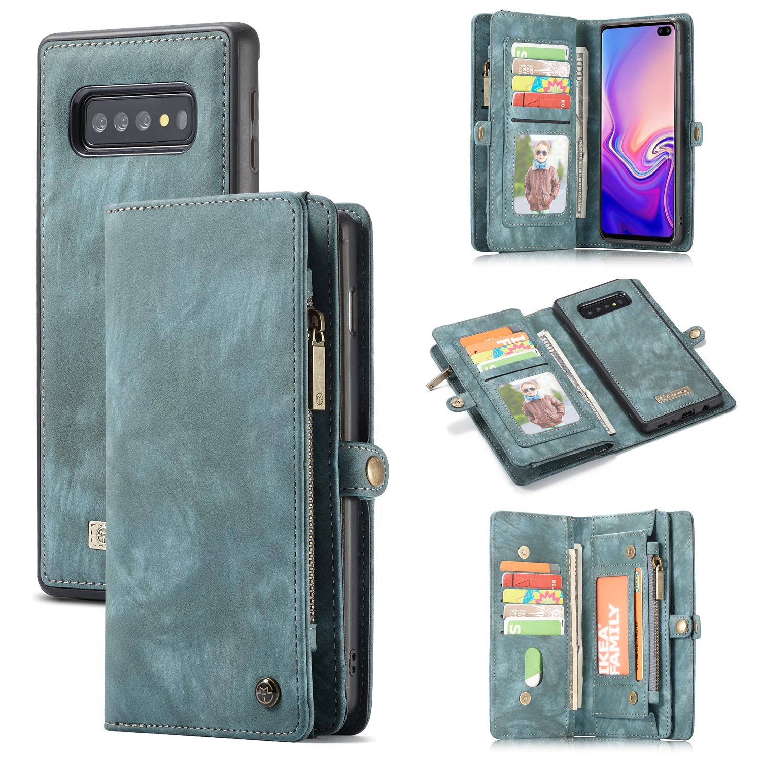 Cartera Multi-Slot Samsung Galaxy S10 Plus Azul