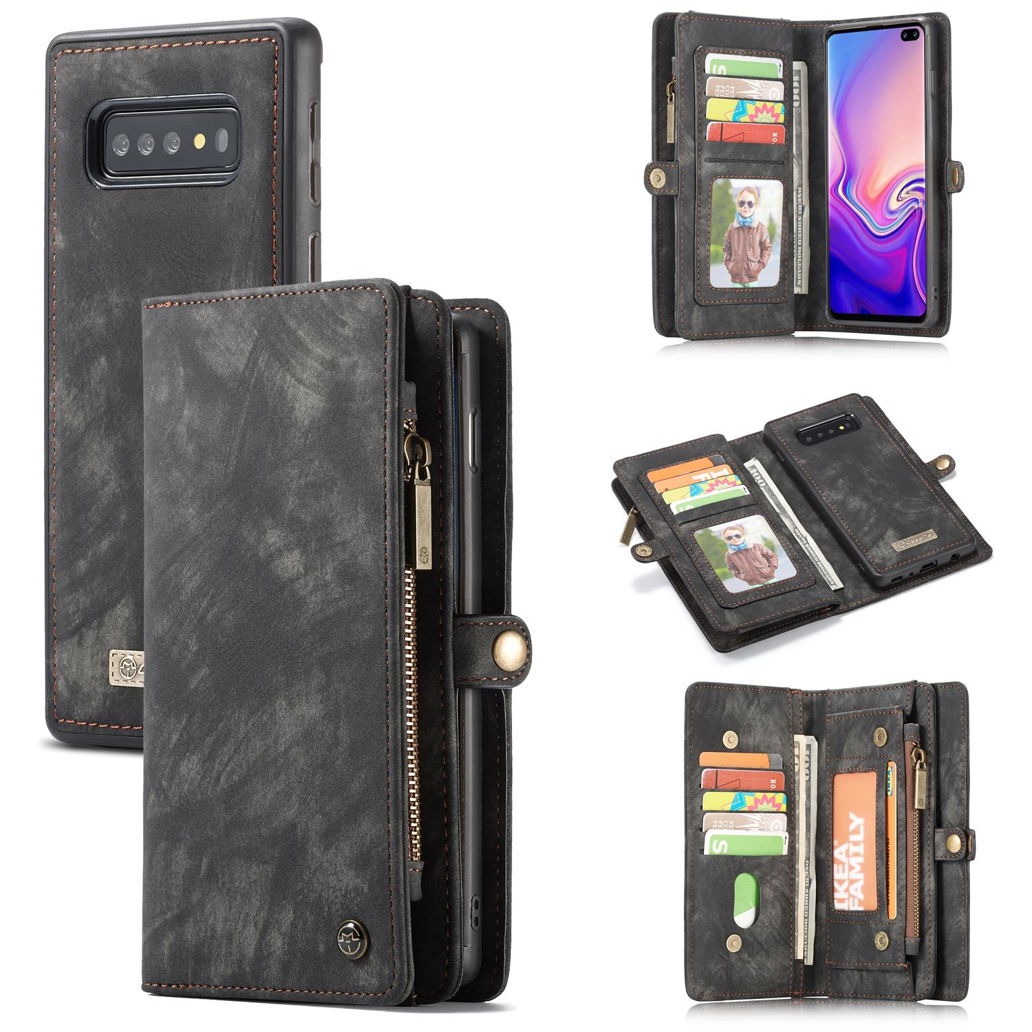 Cartera Multi-Slot Samsung Galaxy S10 Plus Gris