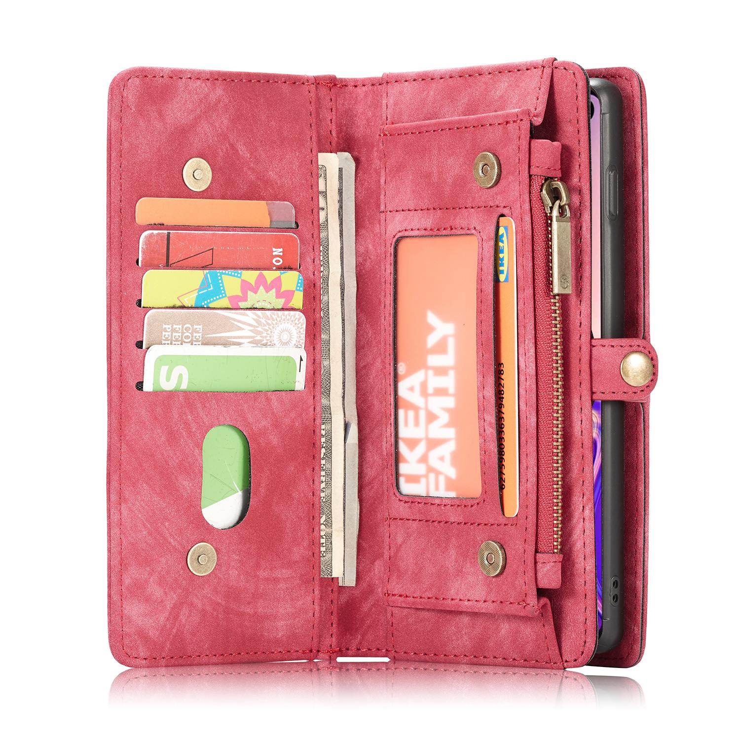 Cartera Multi-Slot Samsung Galaxy S10 Plus Rojo