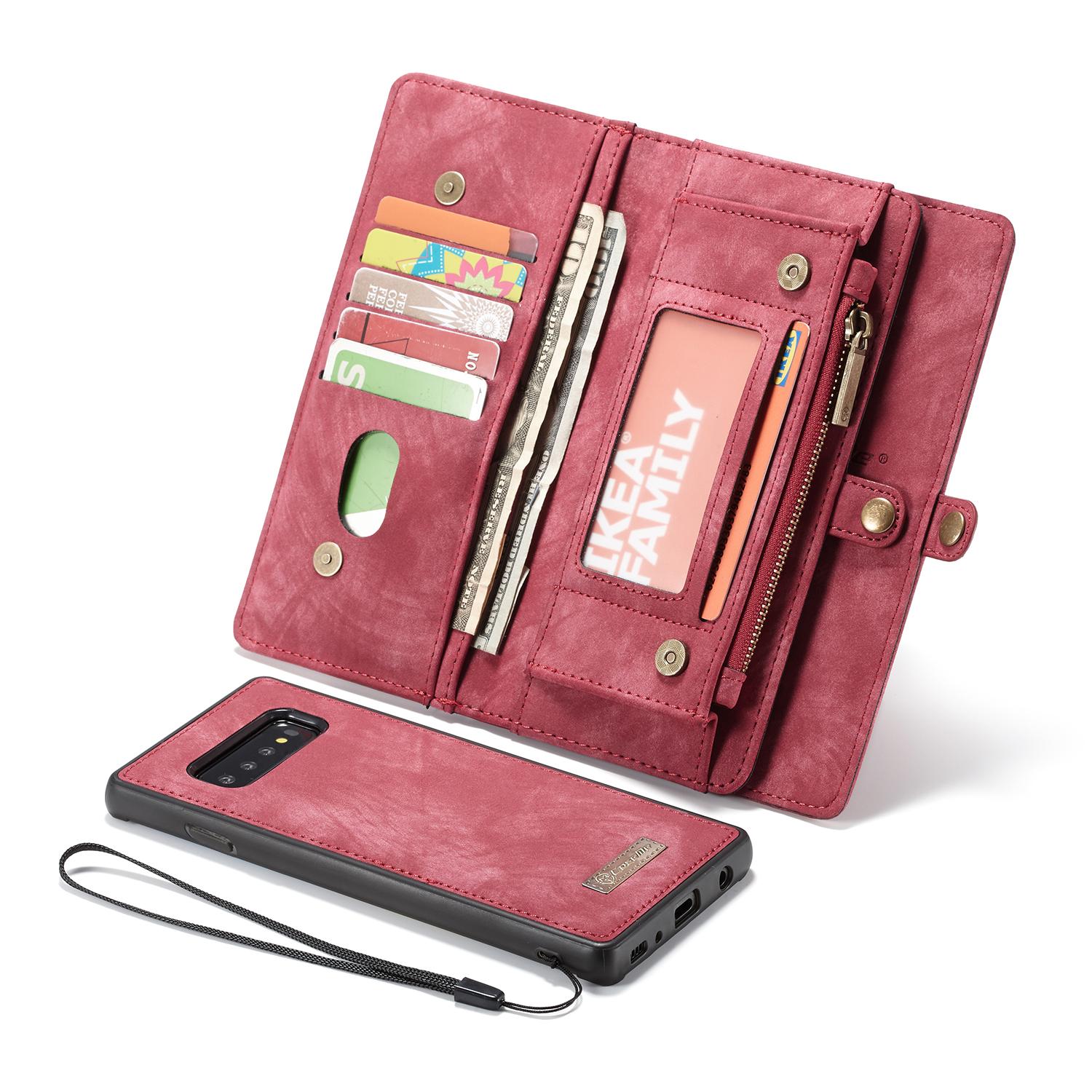 Cartera Multi-Slot Samsung Galaxy S10 Plus Rojo