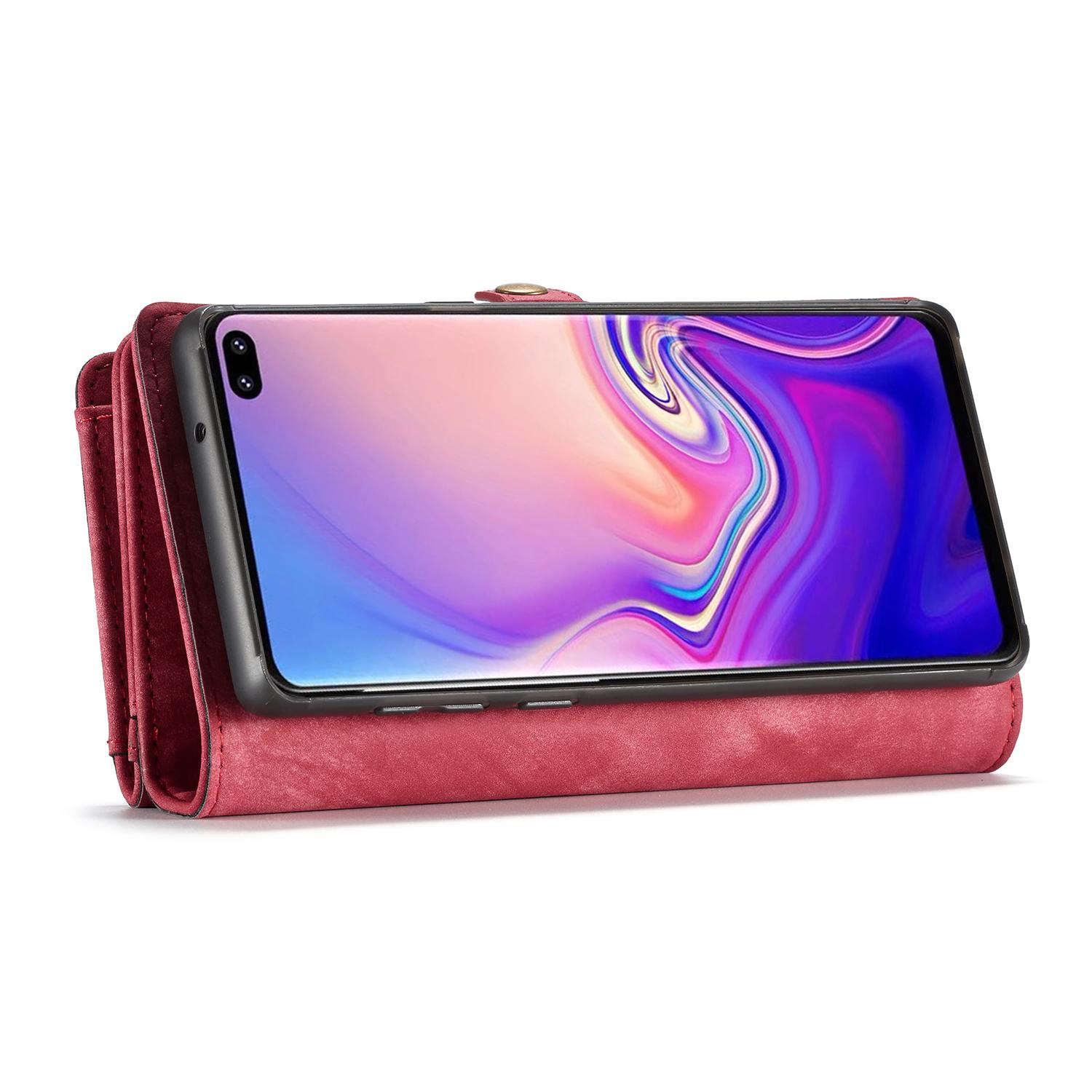 Cartera Multi-Slot Samsung Galaxy S10 Plus Rojo