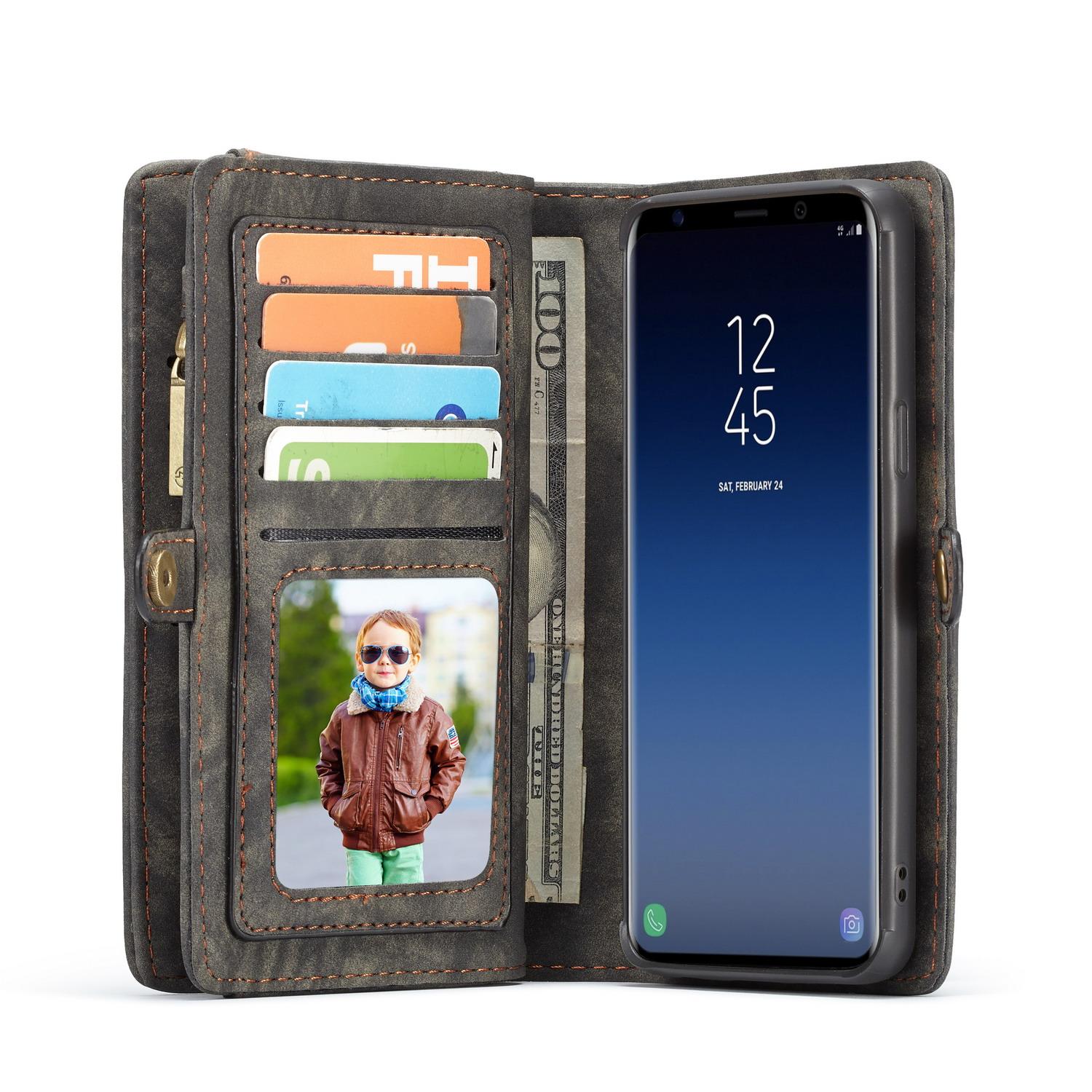 Cartera Multi-Slot Samsung Galaxy S9 Plus Gris