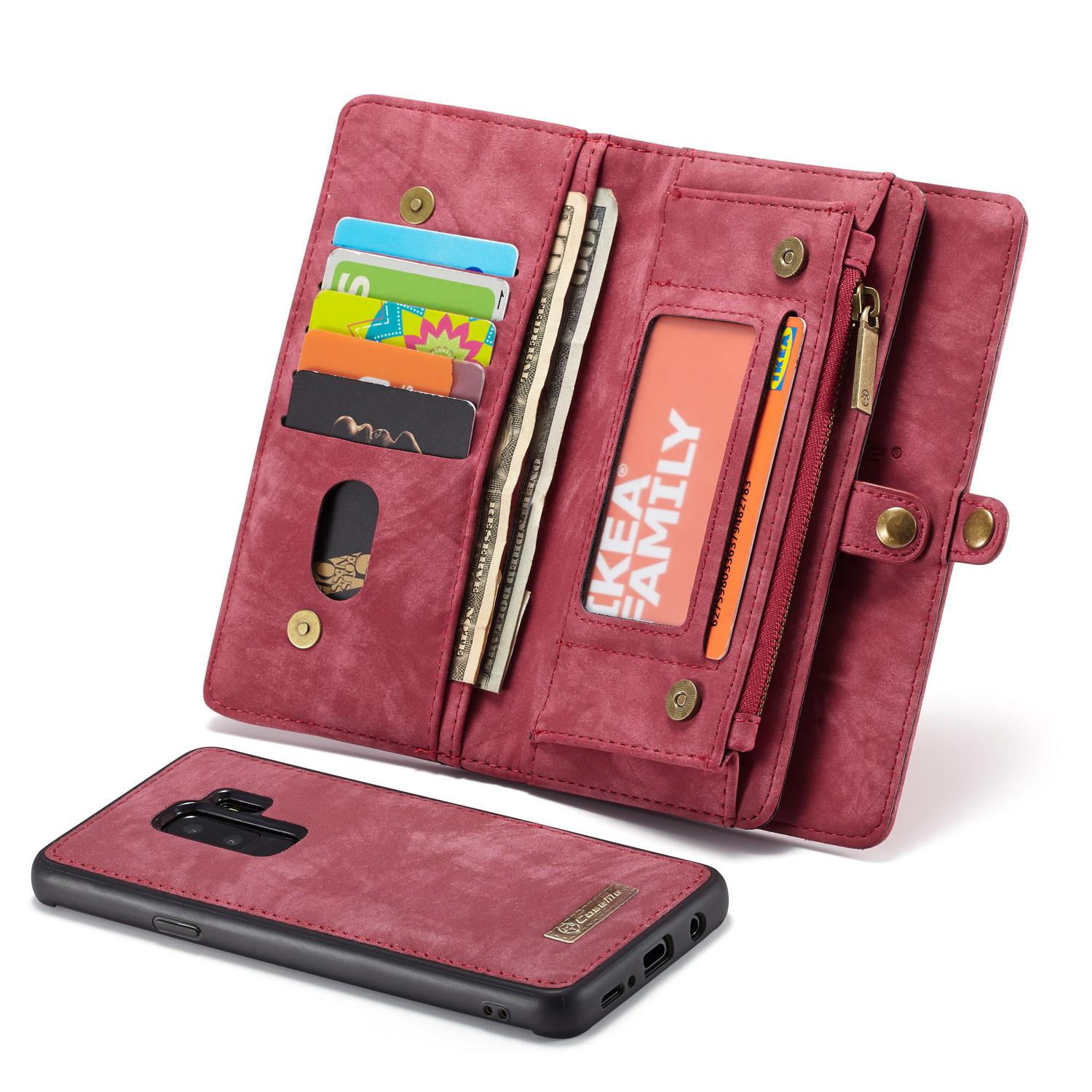 Cartera Multi-Slot Samsung Galaxy S9 Plus Rojo