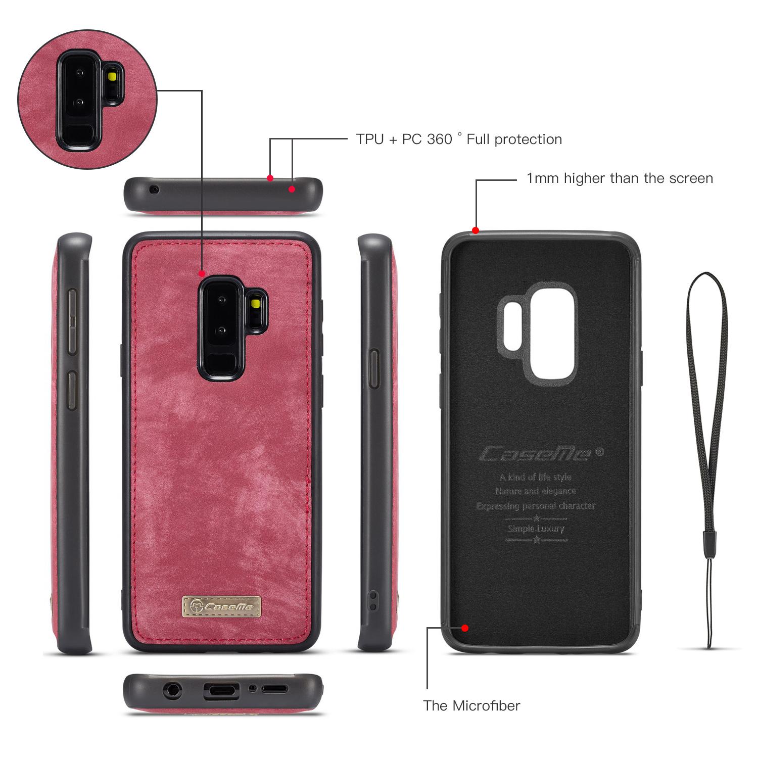 Cartera Multi-Slot Samsung Galaxy S9 Plus Rojo