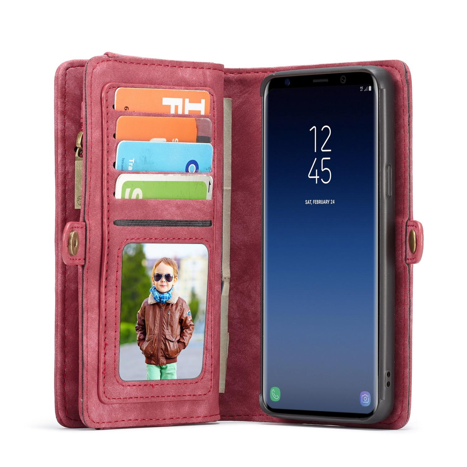 Cartera Multi-Slot Samsung Galaxy S9 Plus Rojo