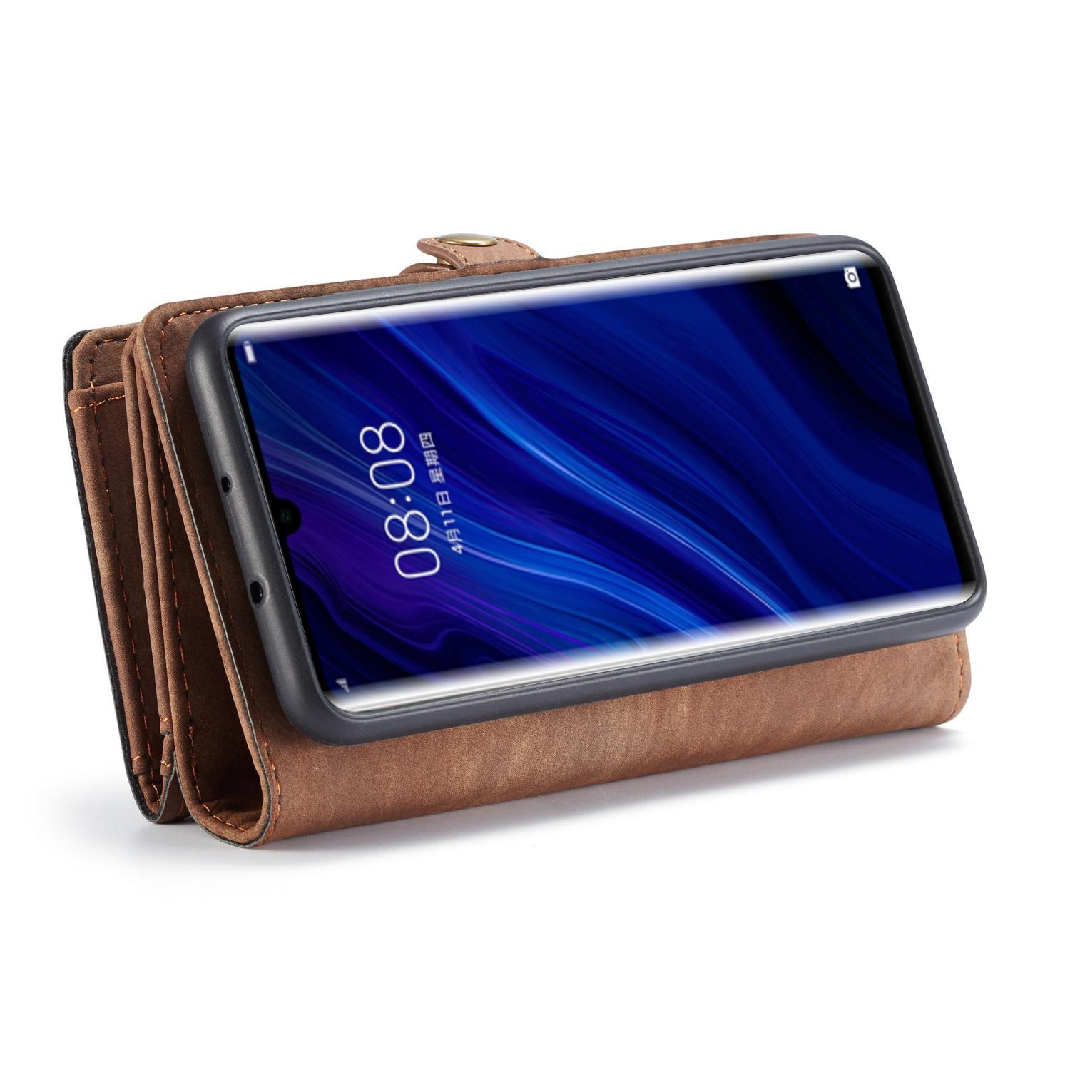 Cartera Multi-Slot Huawei P30 Pro Marrón