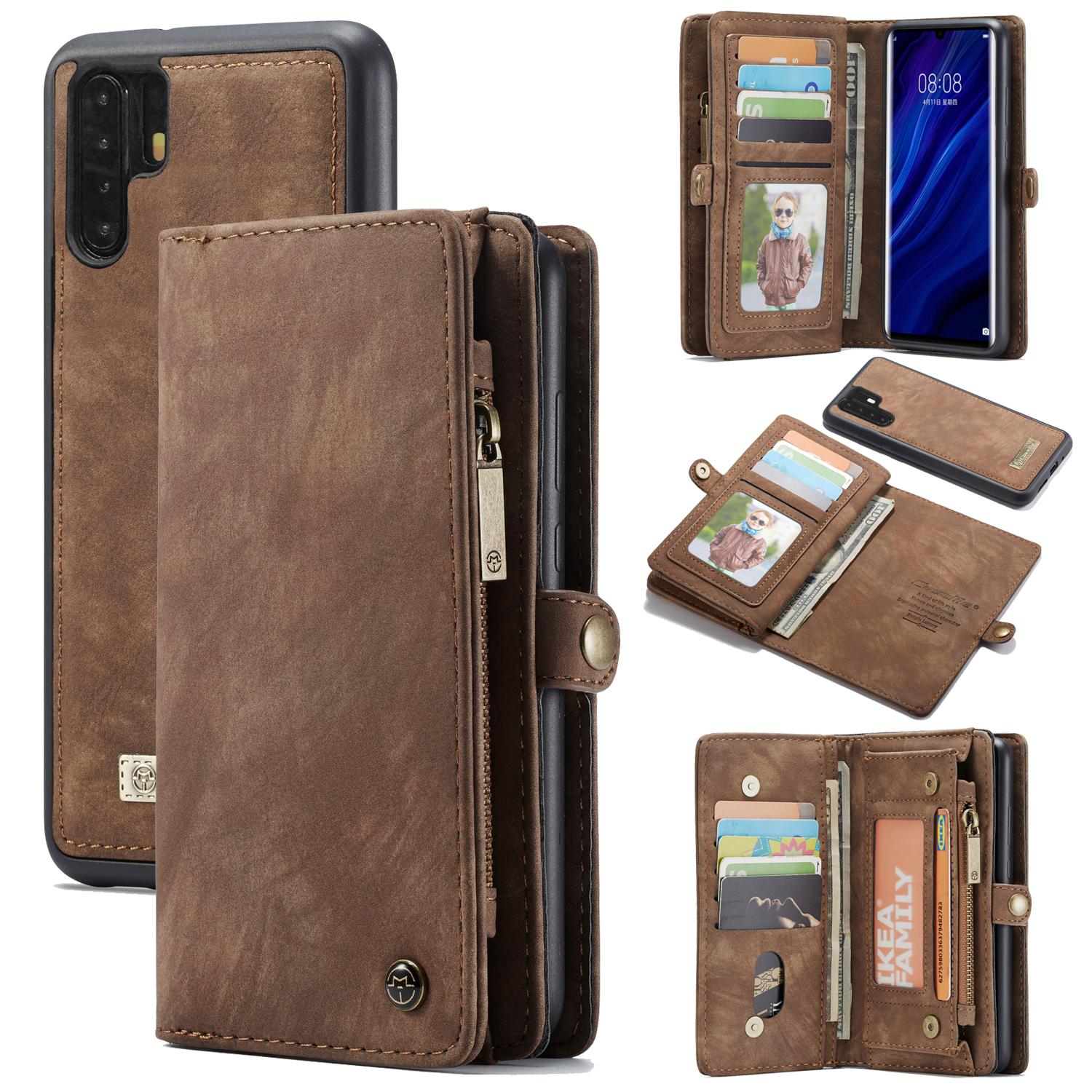 Cartera Multi-Slot Huawei P30 Pro Marrón