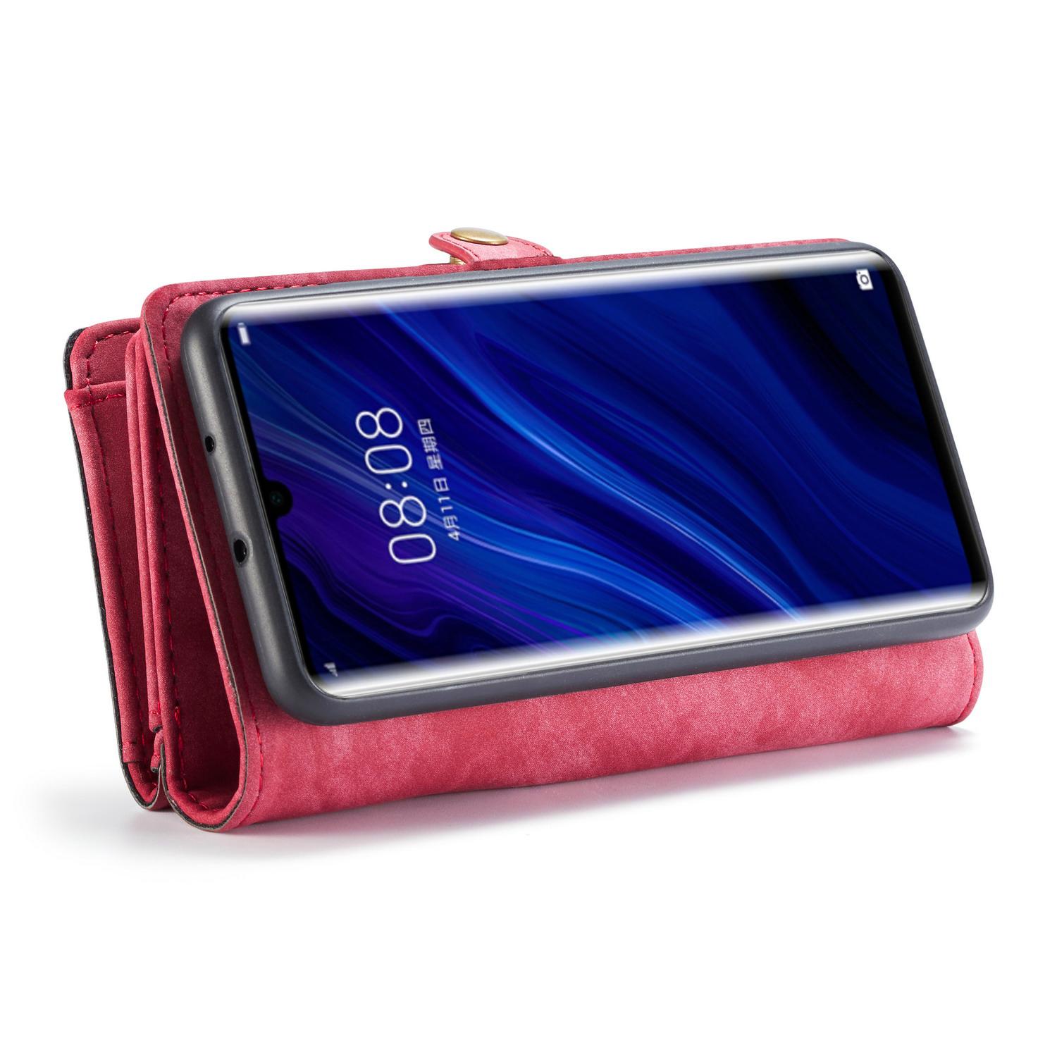 Cartera Multi-Slot Huawei P30 Pro Rojo