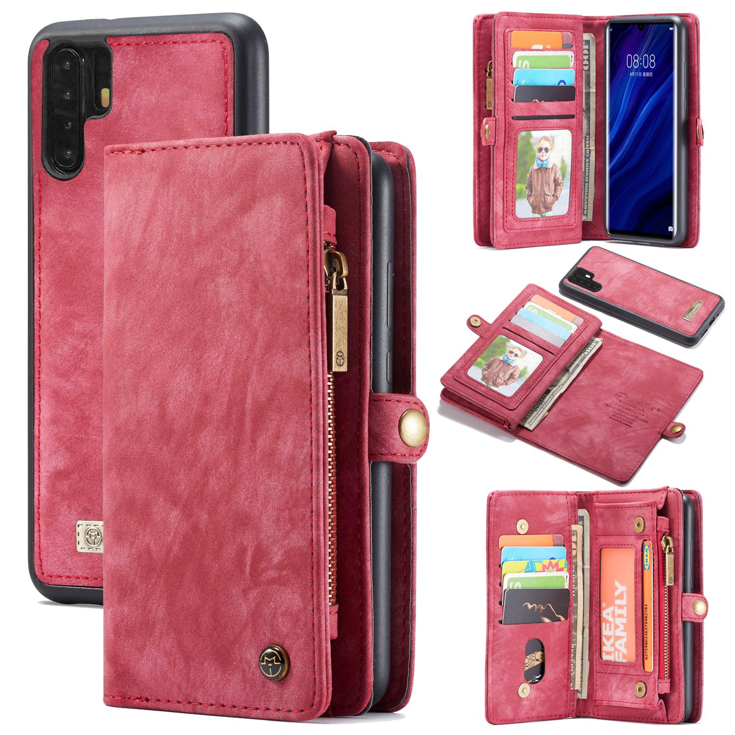 Cartera Multi-Slot Huawei P30 Pro Rojo