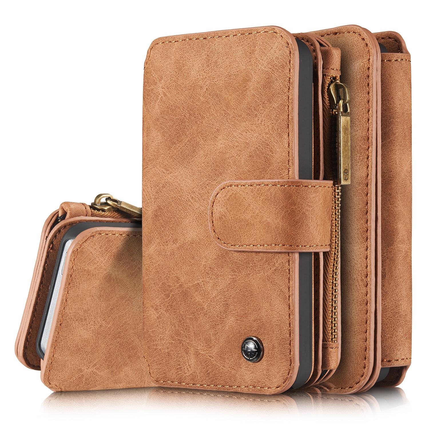 Cartera Multi-Slot Apple iPhone 5/5S/SE Marrón
