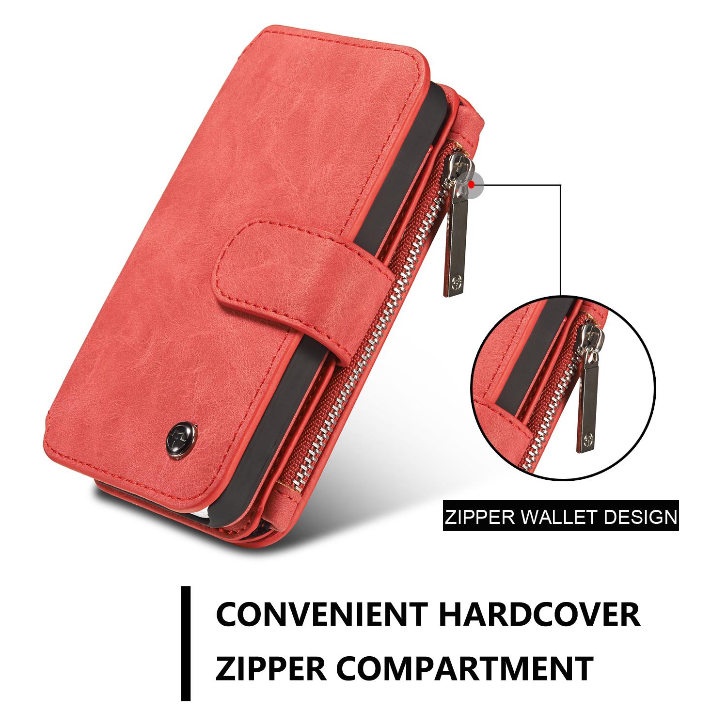Cartera Multi-Slot Apple iPhone 5/5S/SE Rojo