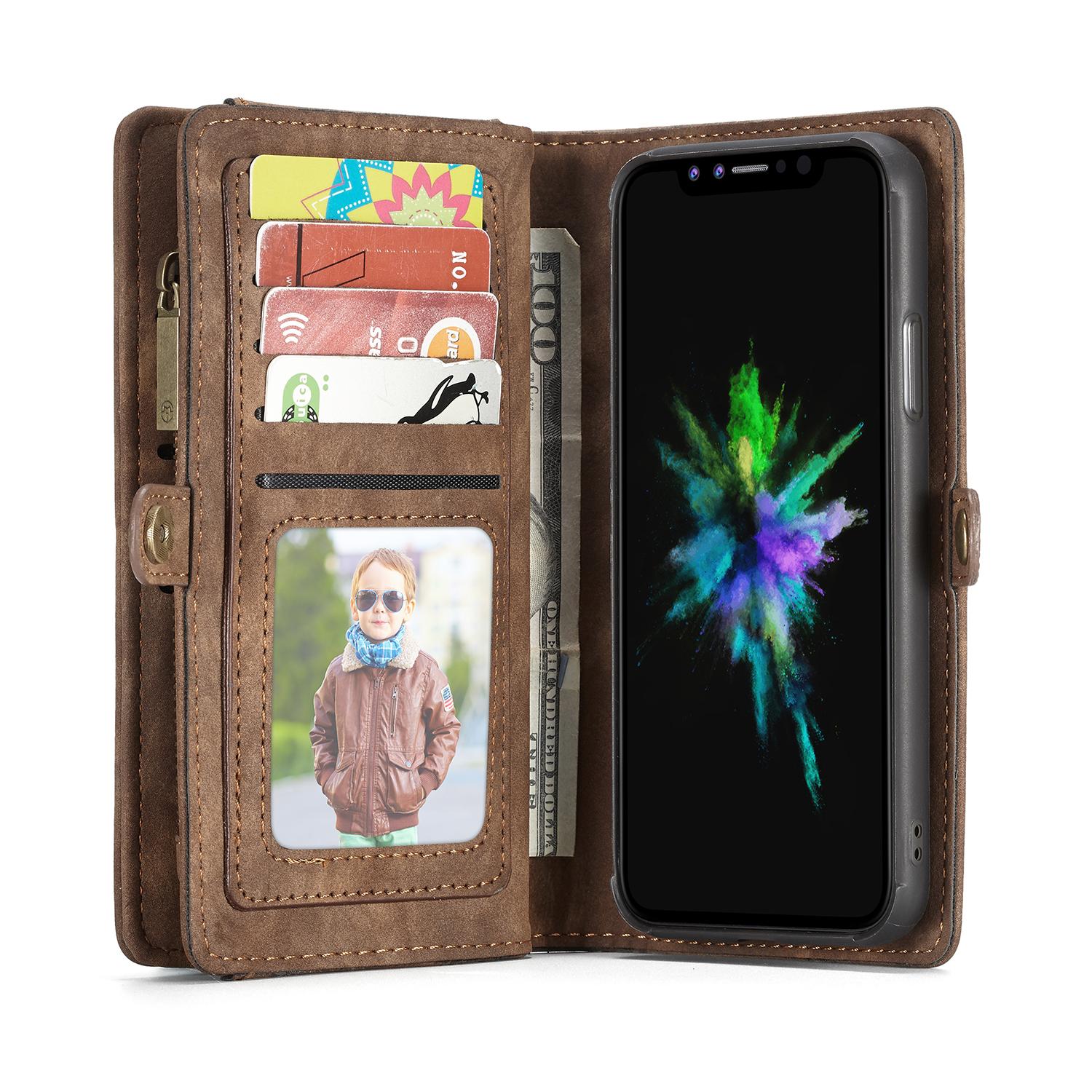 Cartera Multi-Slot iPhone X/XS Marrón