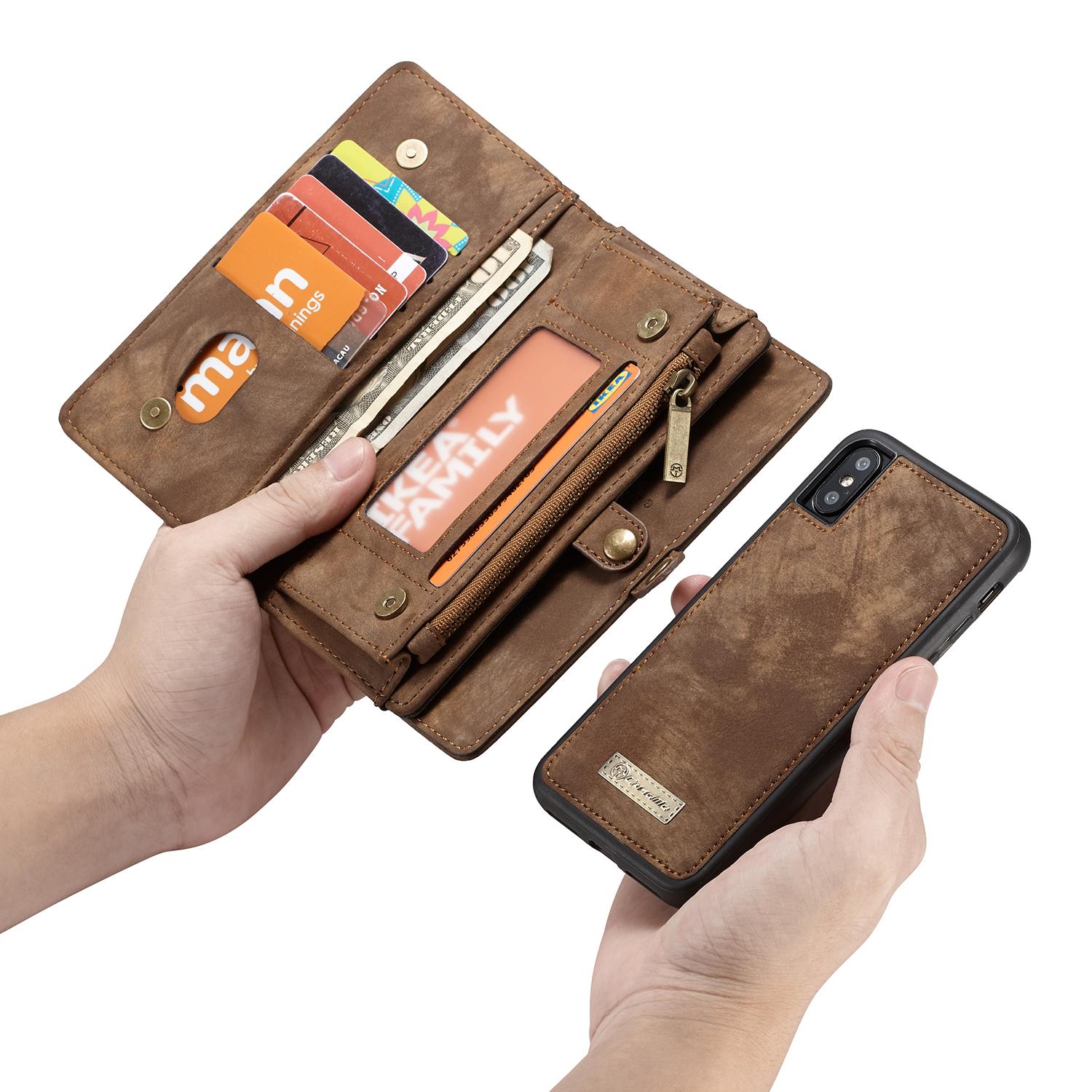 Cartera Multi-Slot iPhone X/XS Marrón