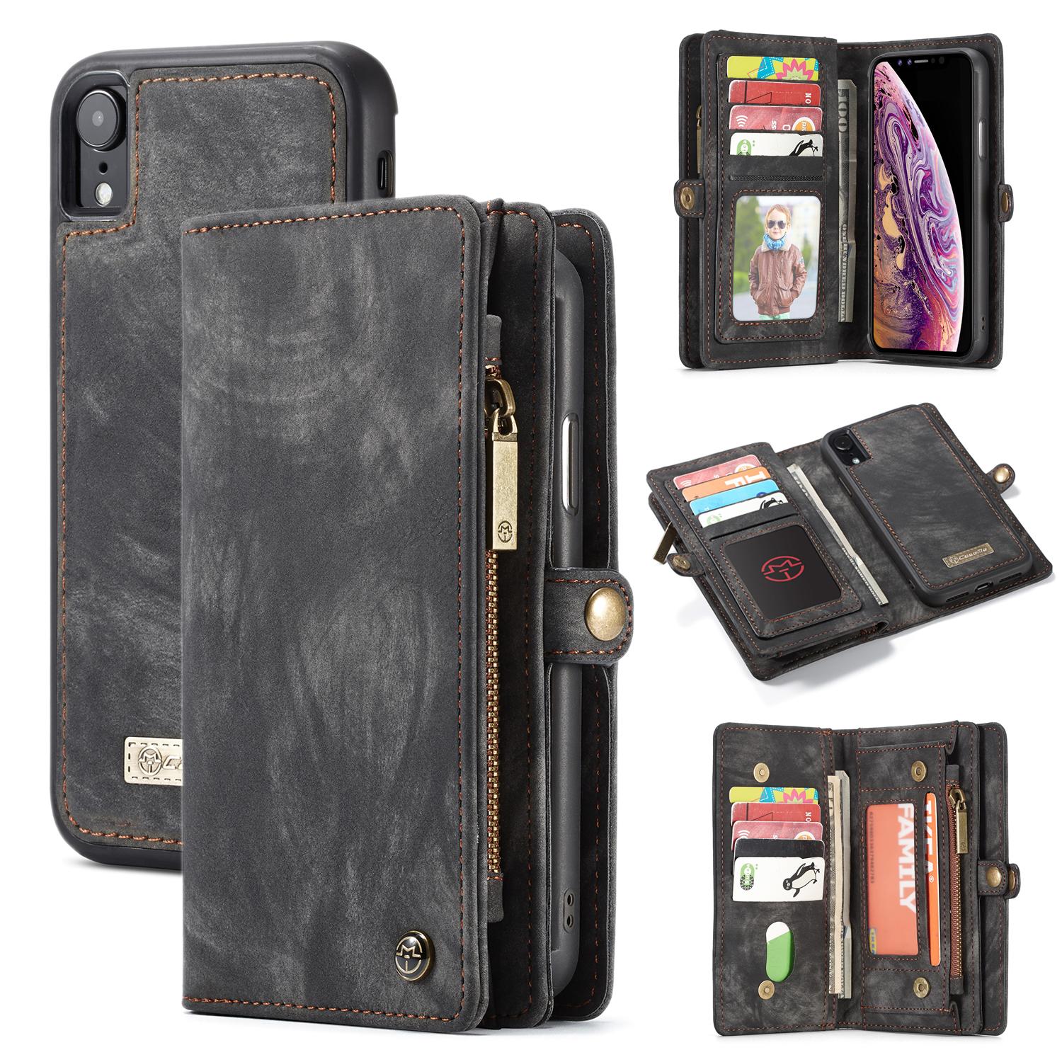 Cartera Multi-Slot iPhone Xr Gris
