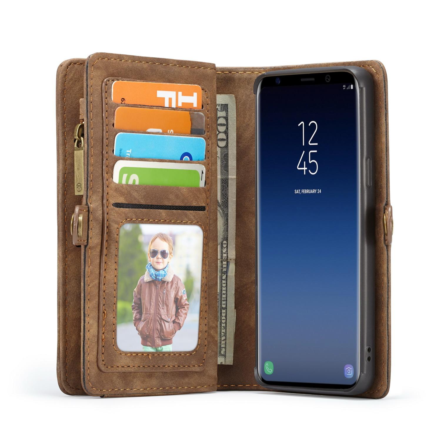 Cartera Multi-Slot Samsung Galaxy S9 Marrón