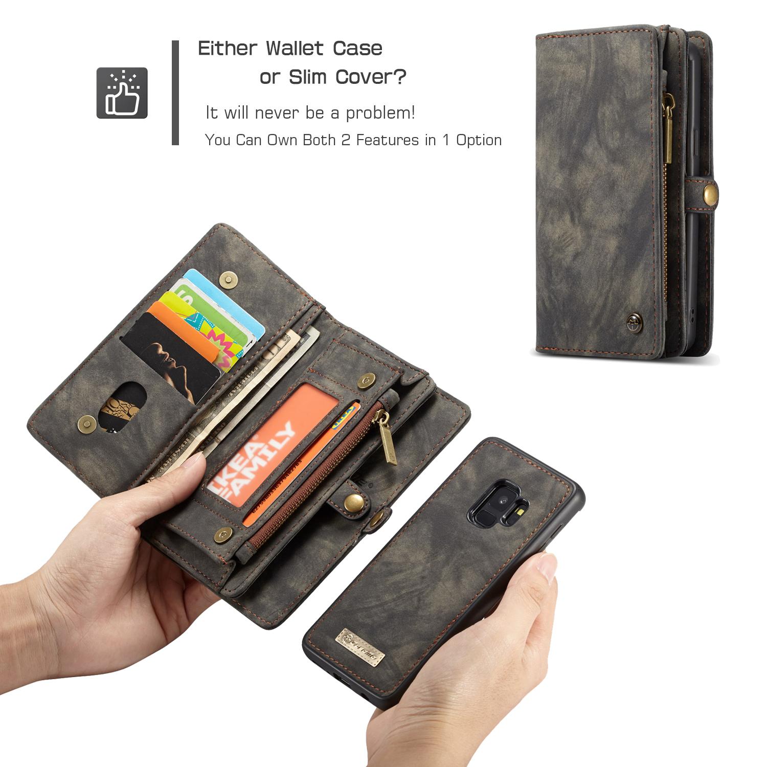 Cartera Multi-Slot Samsung Galaxy S9 Gris