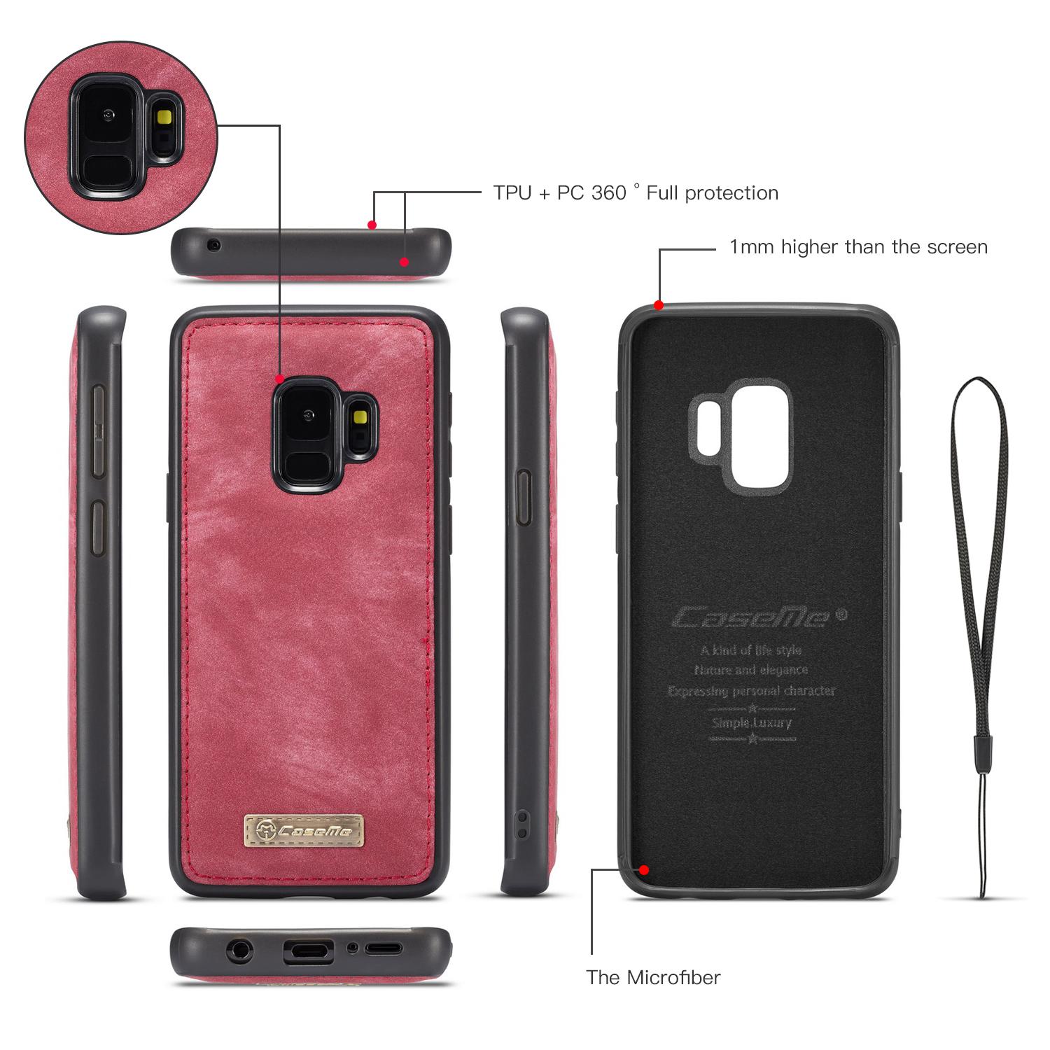 Cartera Multi-Slot Samsung Galaxy S9 Rojo