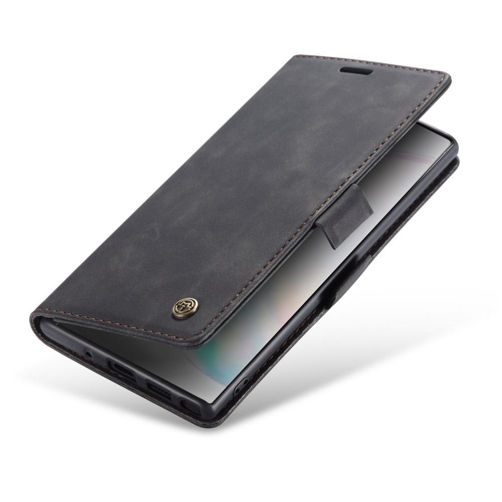 Funda delgada con solapa Samsung Galaxy Note 10 Plus Negro