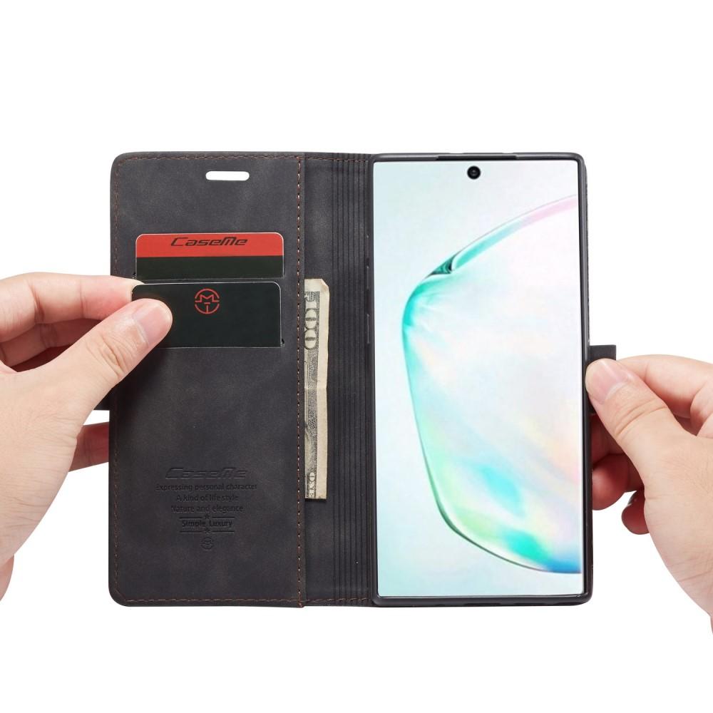 Funda delgada con solapa Samsung Galaxy Note 10 Plus Negro