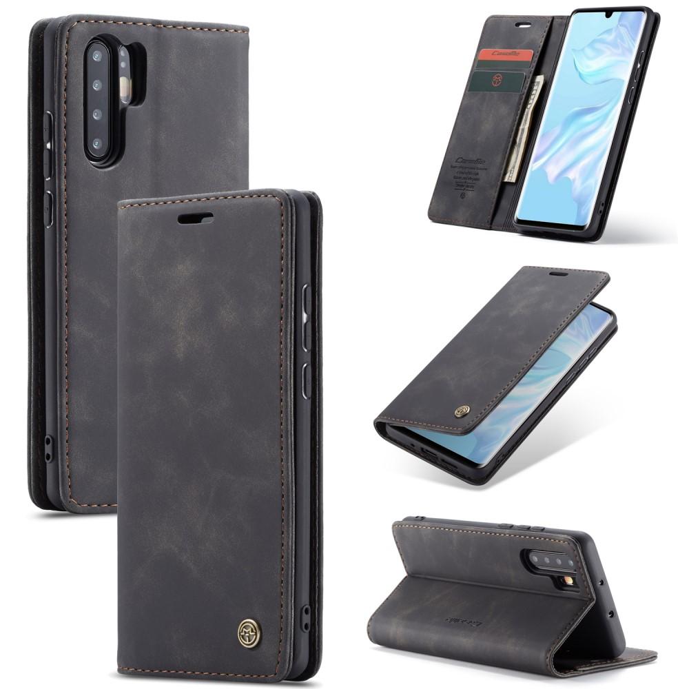 Funda delgada con solapa Huawei P30 Pro Negro