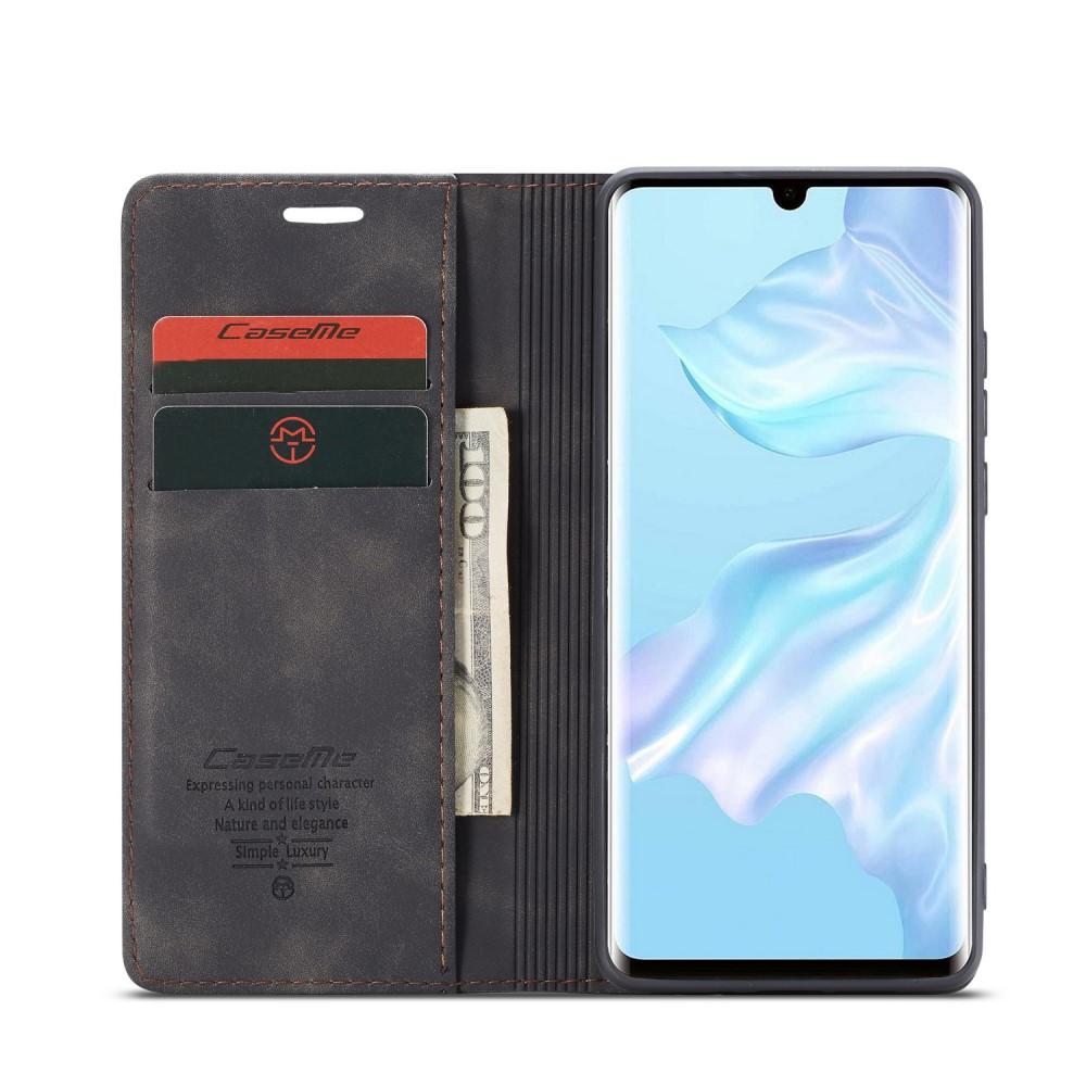 Funda delgada con solapa Huawei P30 Pro Negro