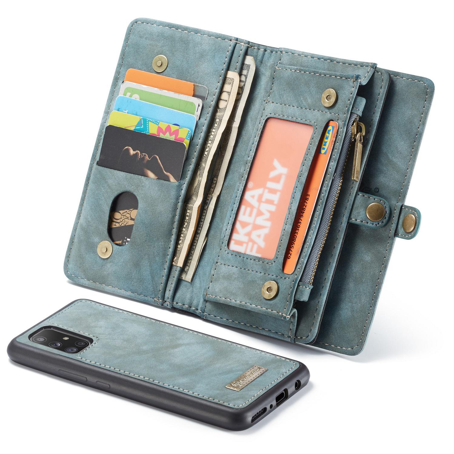 Cartera Multi-Slot Samsung Galaxy A51 Azul