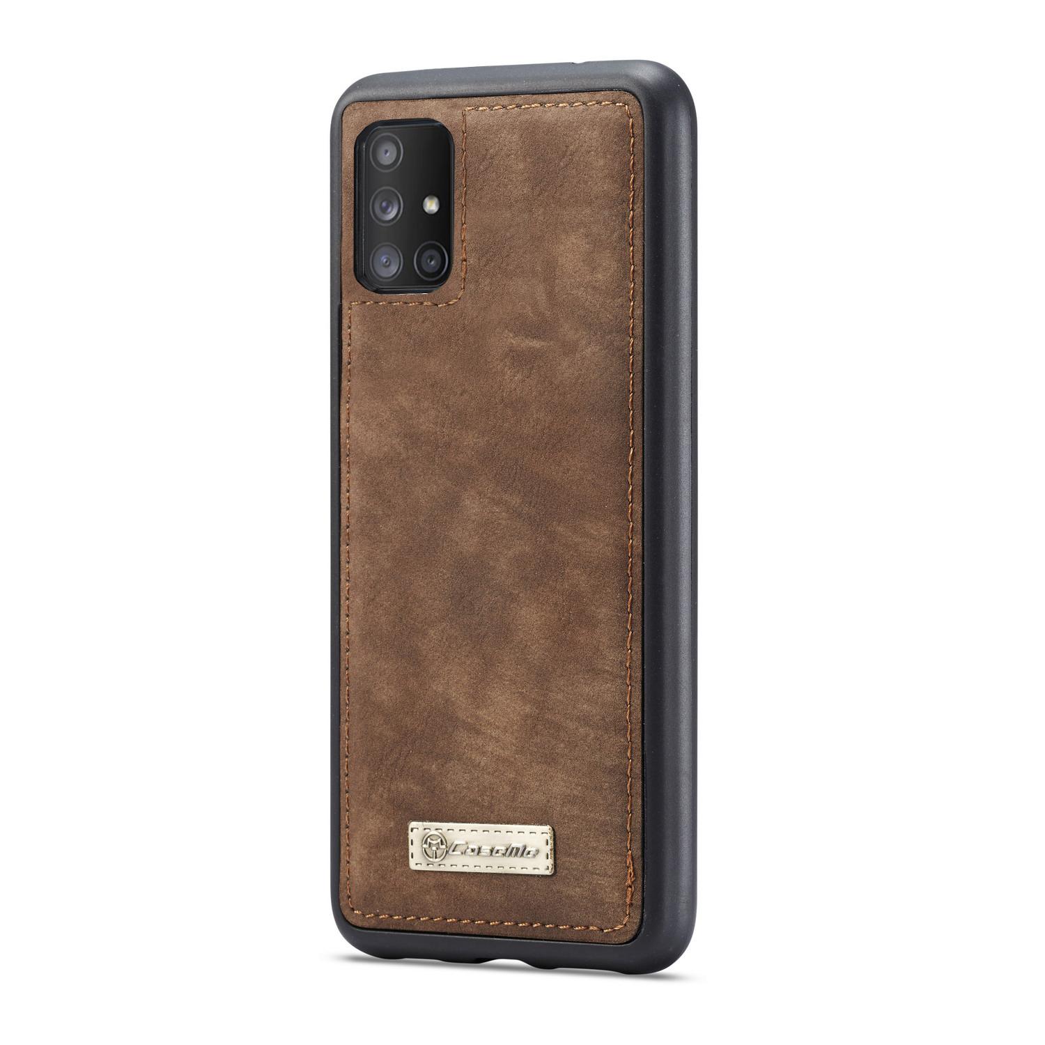 Cartera Multi-Slot Samsung Galaxy A51 Marrón