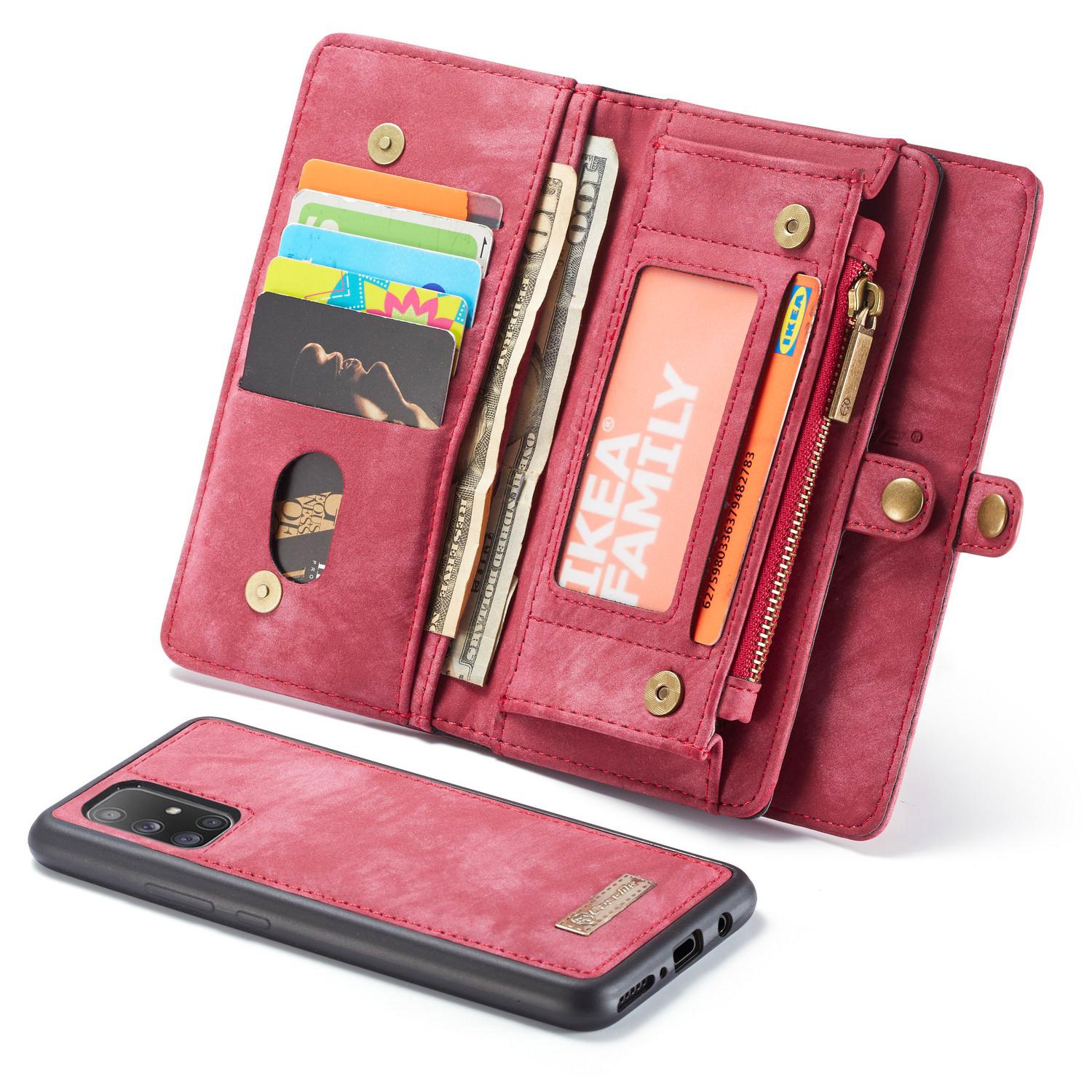 Cartera Multi-Slot Samsung Galaxy A51 Rojo