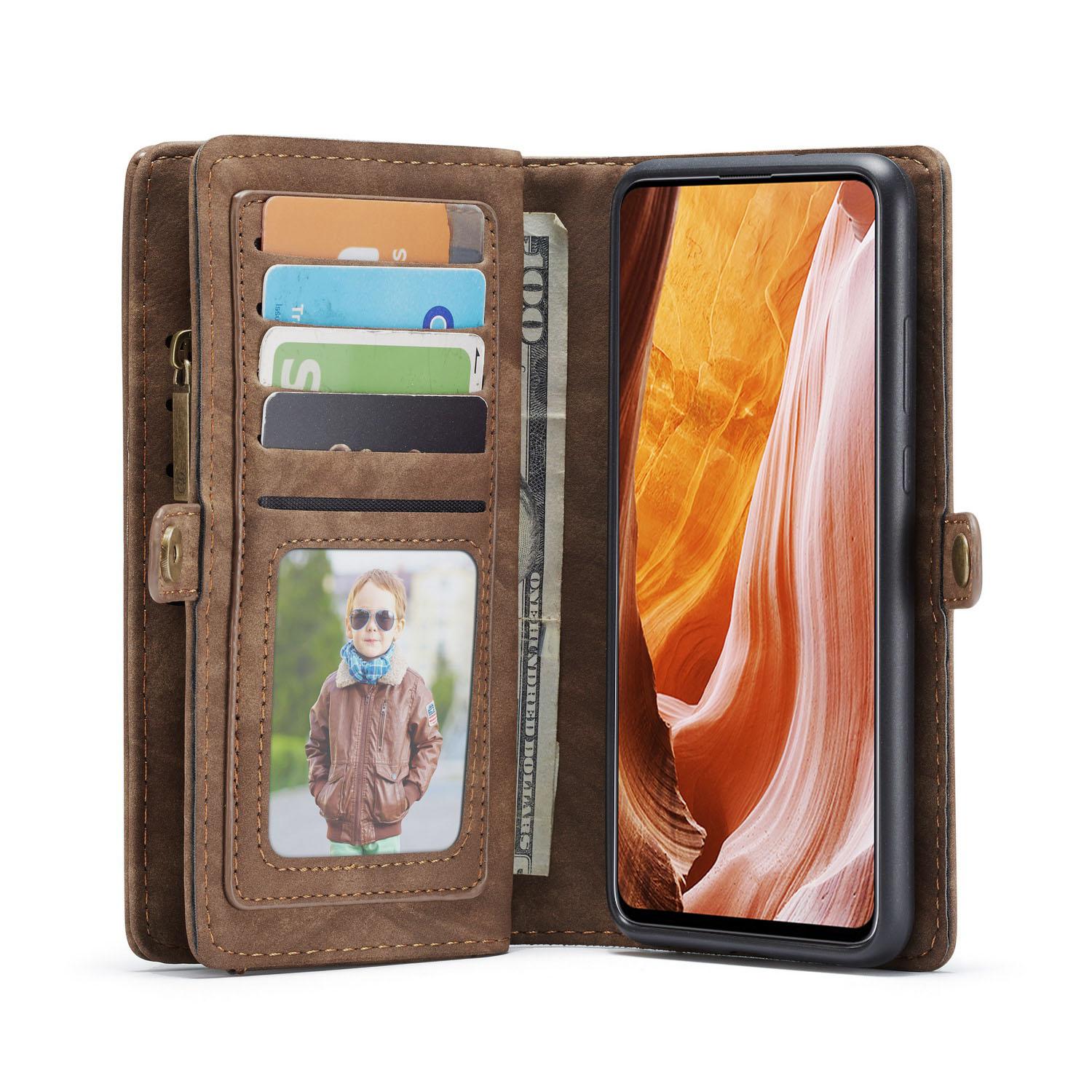 Cartera Multi-Slot Samsung Galaxy A71 Marrón