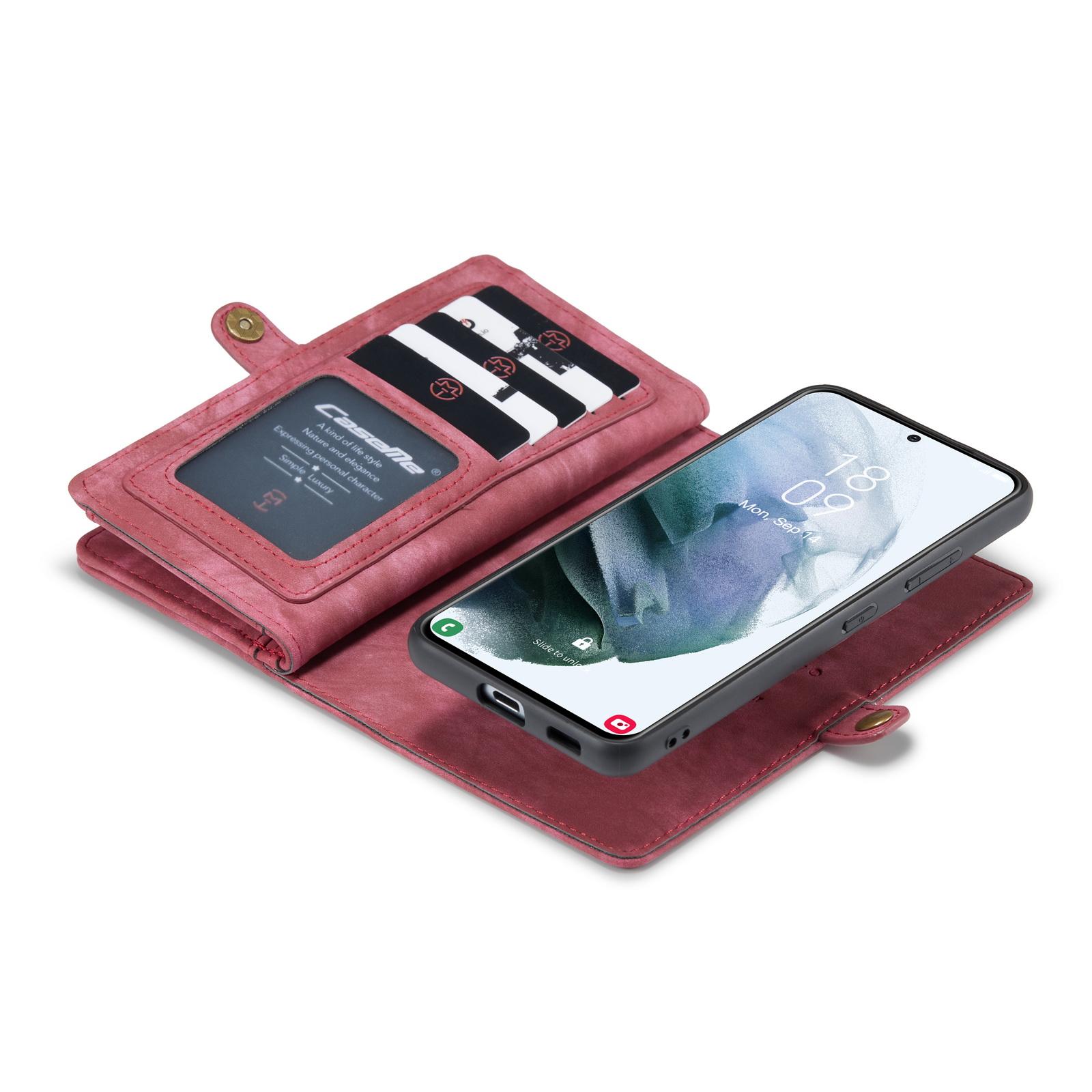 Cartera Multi-Slot Samsung Galaxy S21 Ultra Rojo
