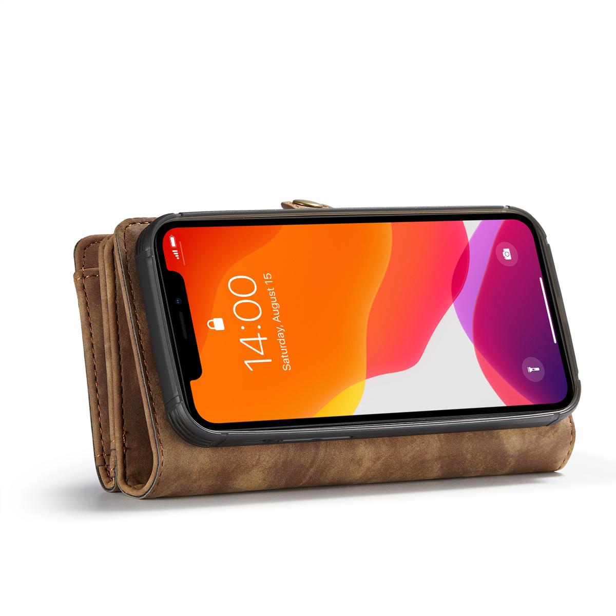 Cartera Multi-Slot Apple iPhone 12 Mini Marrón