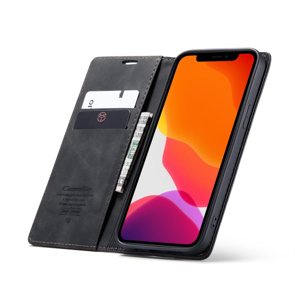 Funda delgada con solapa Apple iPhone 12/iPhone 12 Pro Negro