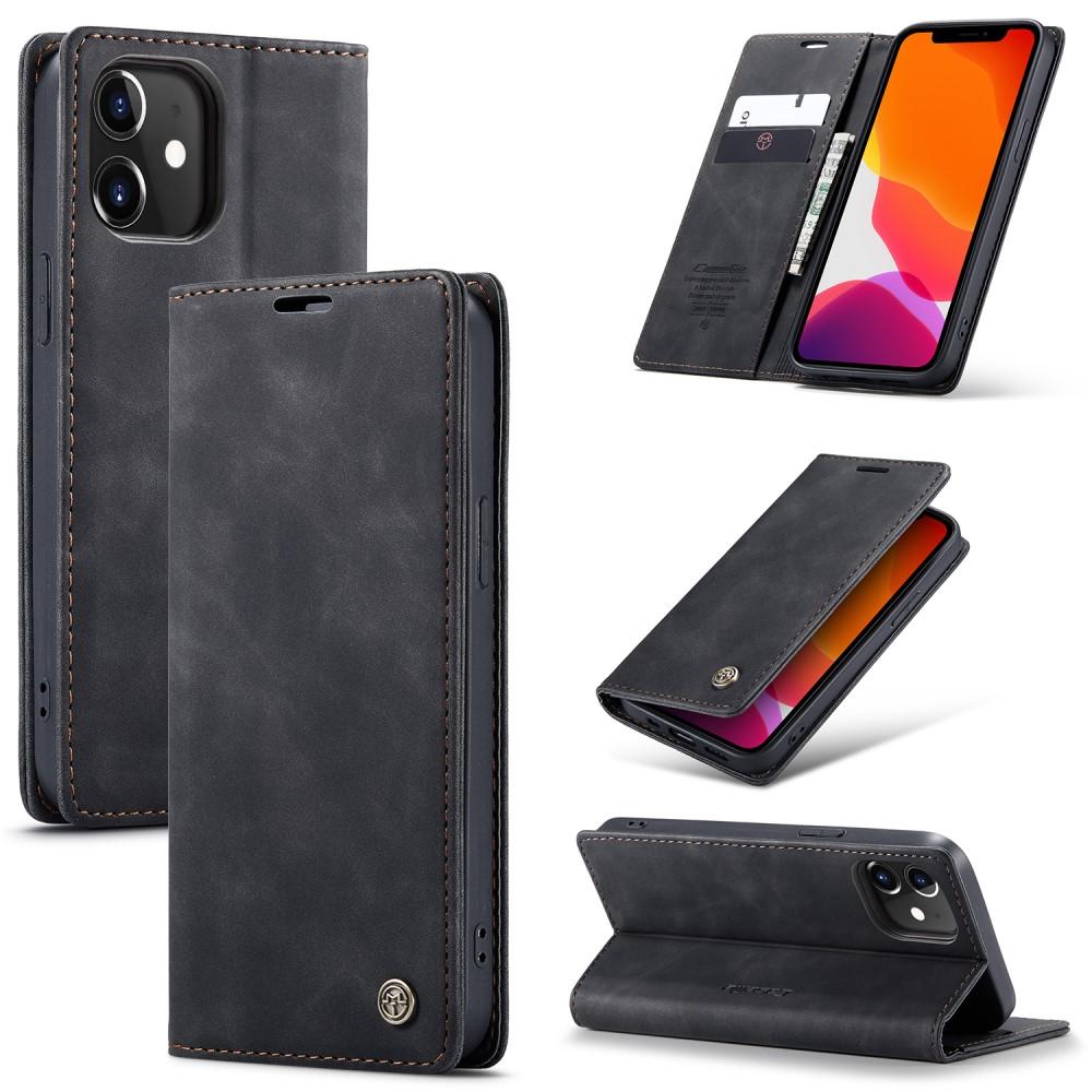 Funda delgada con solapa Apple iPhone 12/iPhone 12 Pro Negro