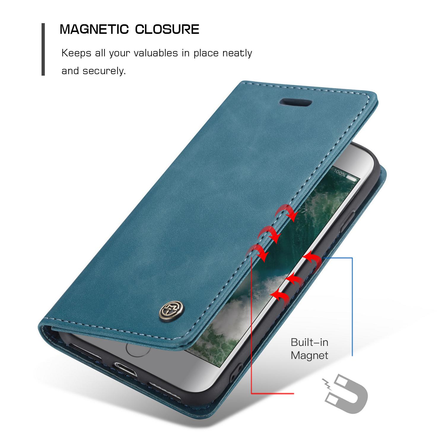 Funda delgada con solapa iPhone 8 Azul