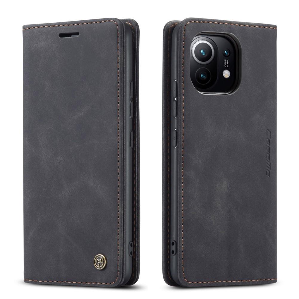 Funda delgada con solapa Xiaomi Mi 11 Negro