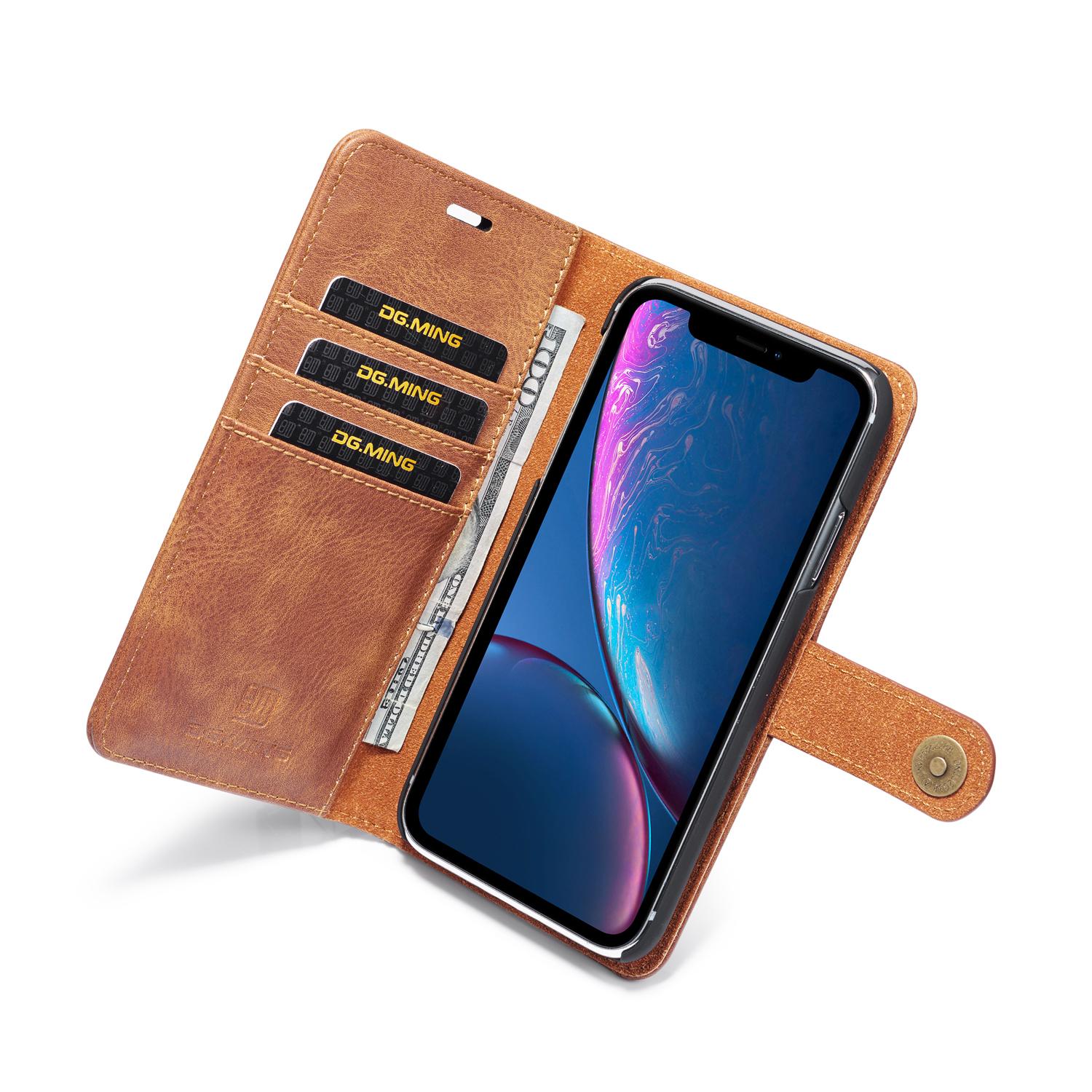 Cartera Magnet Wallet iPhone Xr Cognac