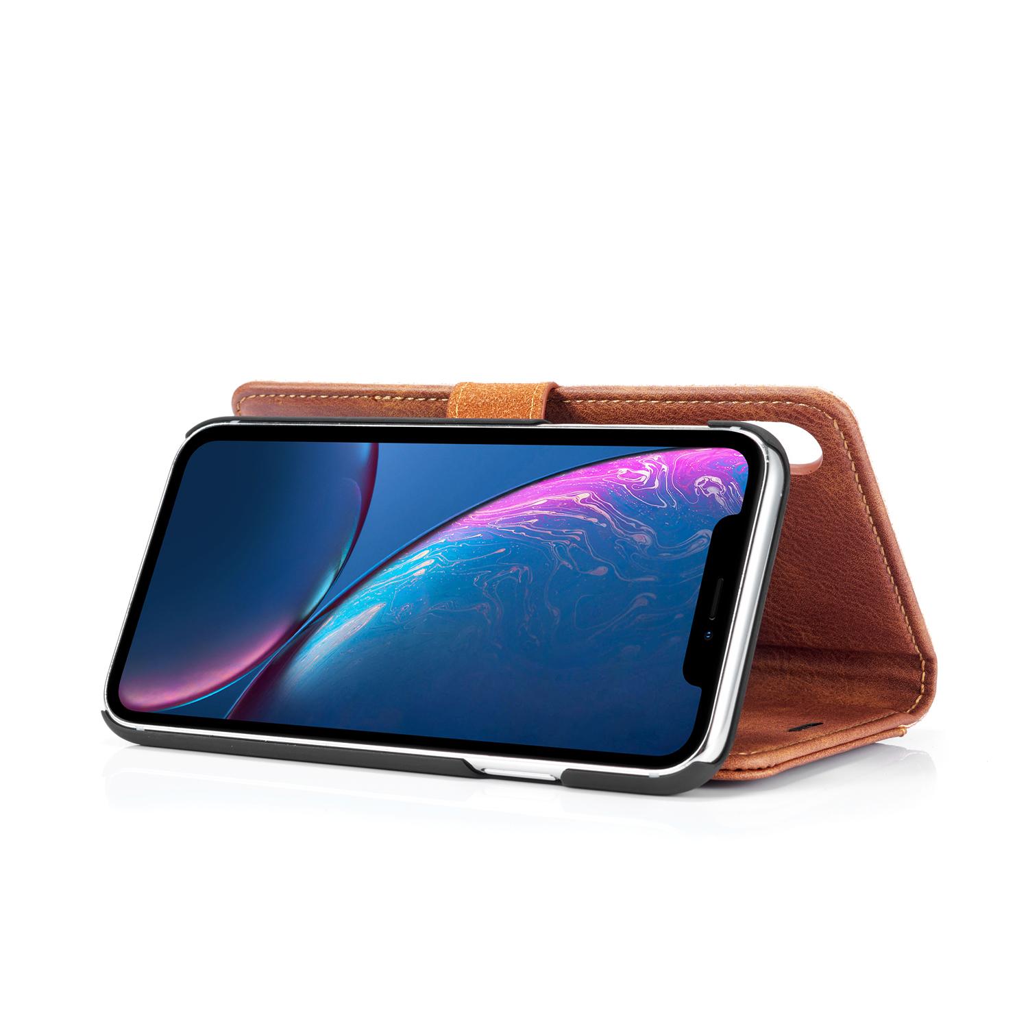 Cartera Magnet Wallet iPhone Xr Cognac