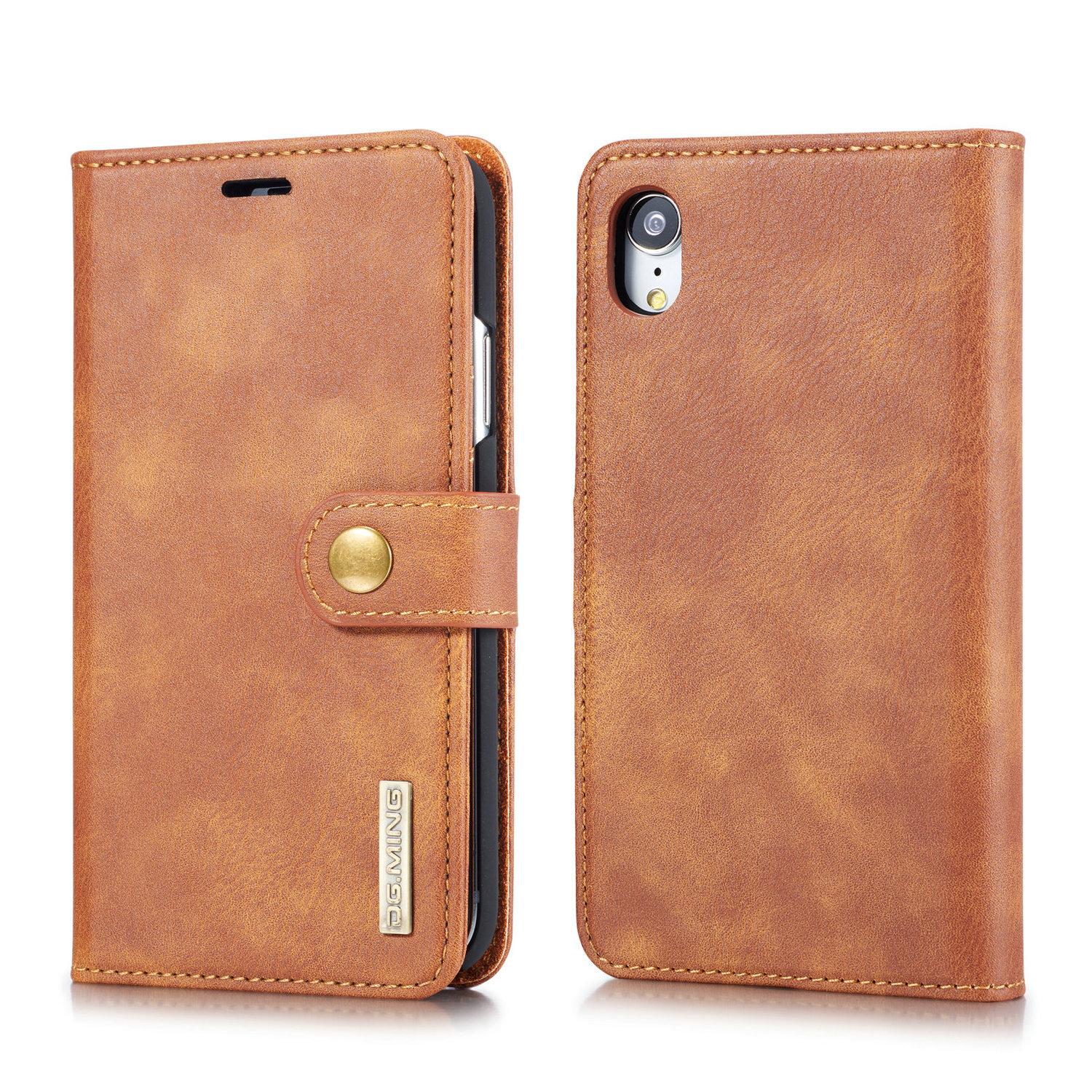 Cartera Magnet Wallet iPhone Xr Coñac