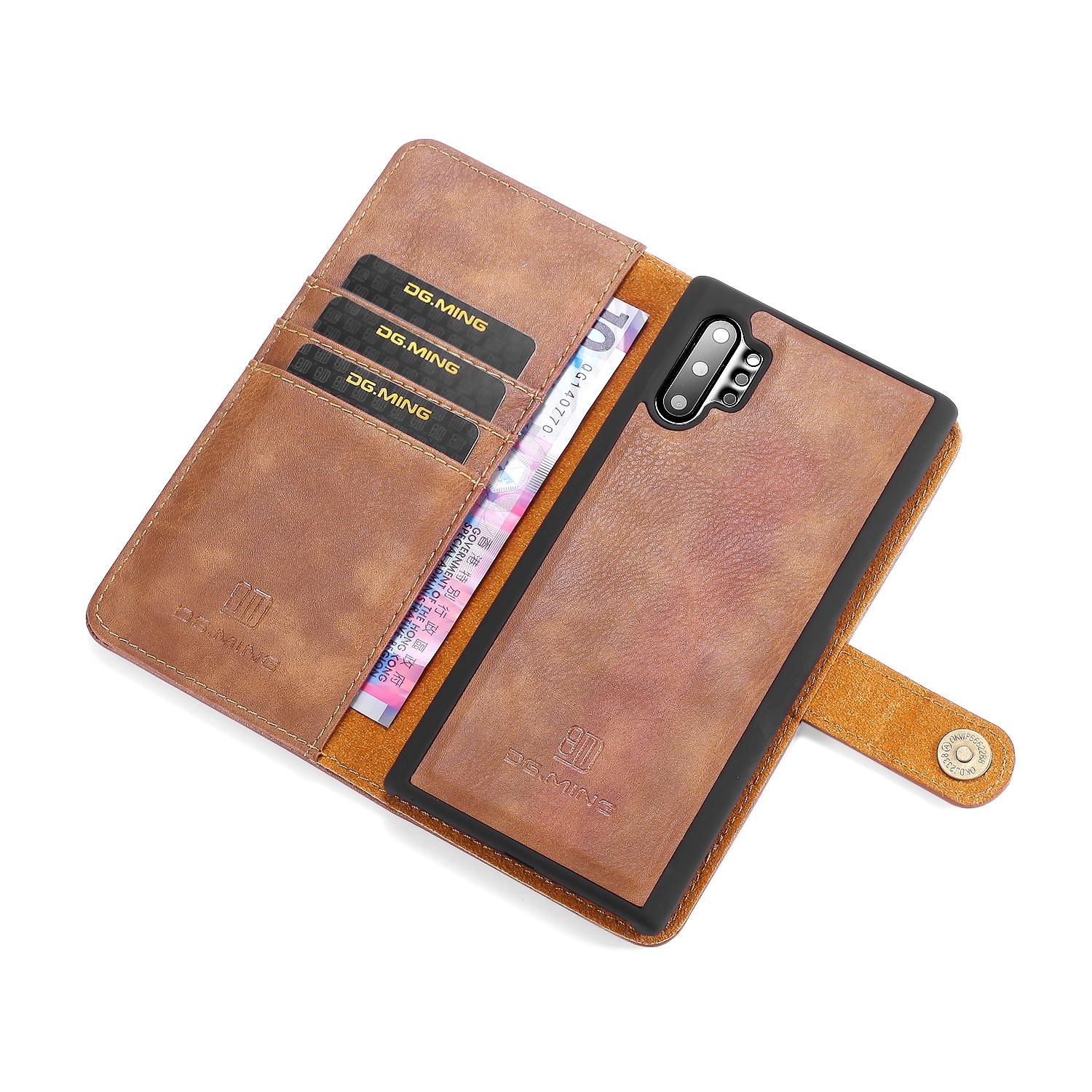 Cartera Magnet Wallet Samsung Galaxy Note 10 Plus Coñac