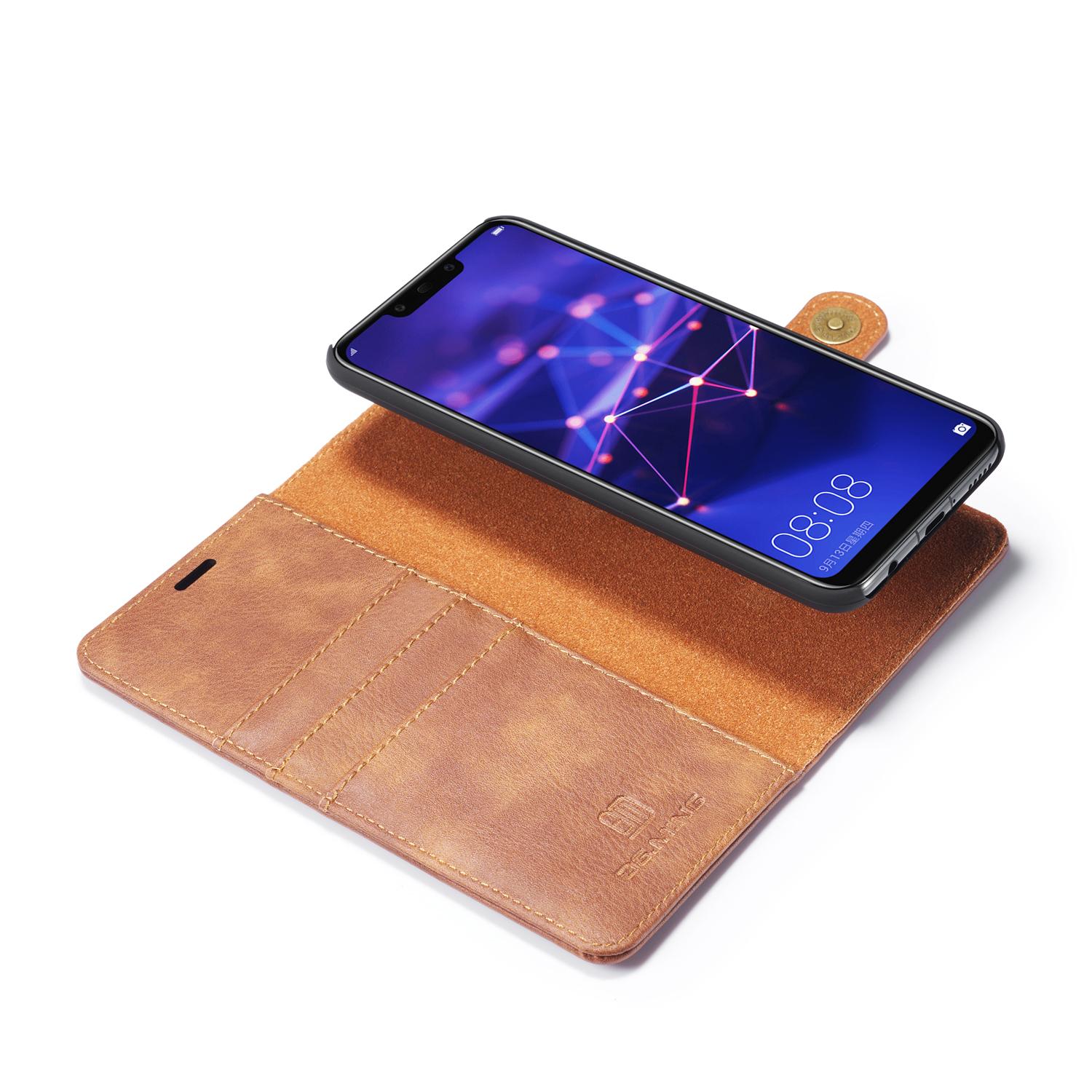 Cartera Magnet Wallet Huawei Mate 20 Lite Cognac