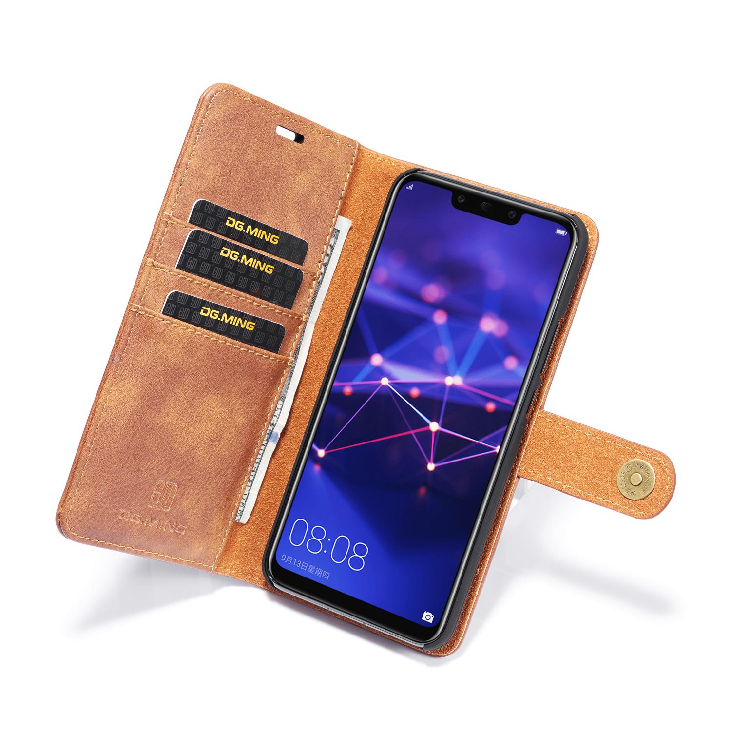 Cartera Magnet Wallet Huawei Mate 20 Lite Cognac